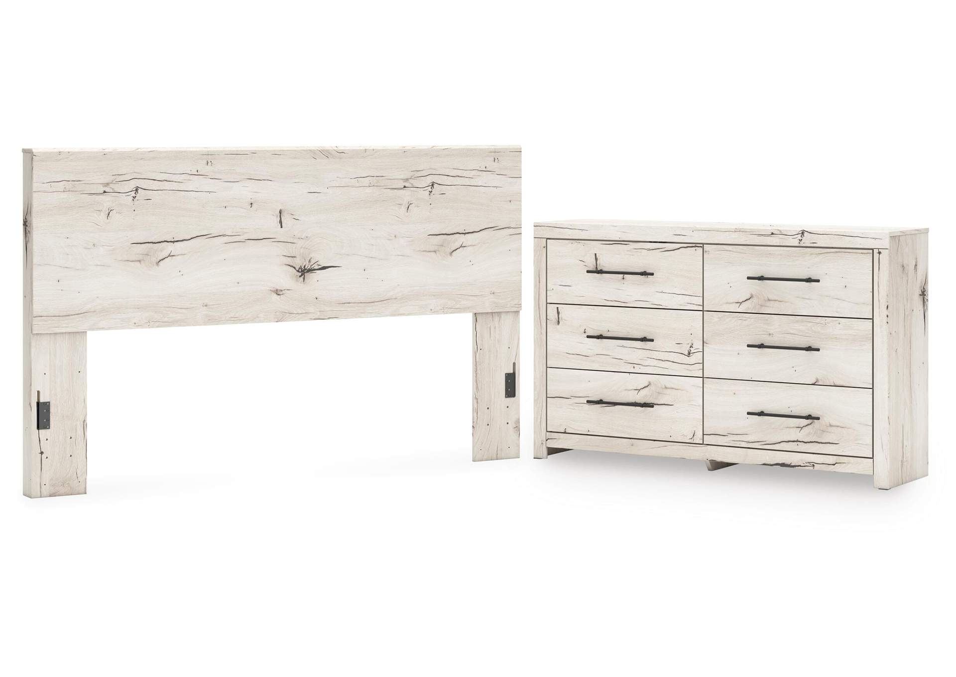 Lawroy King Panel Headboard and Dresser image 1