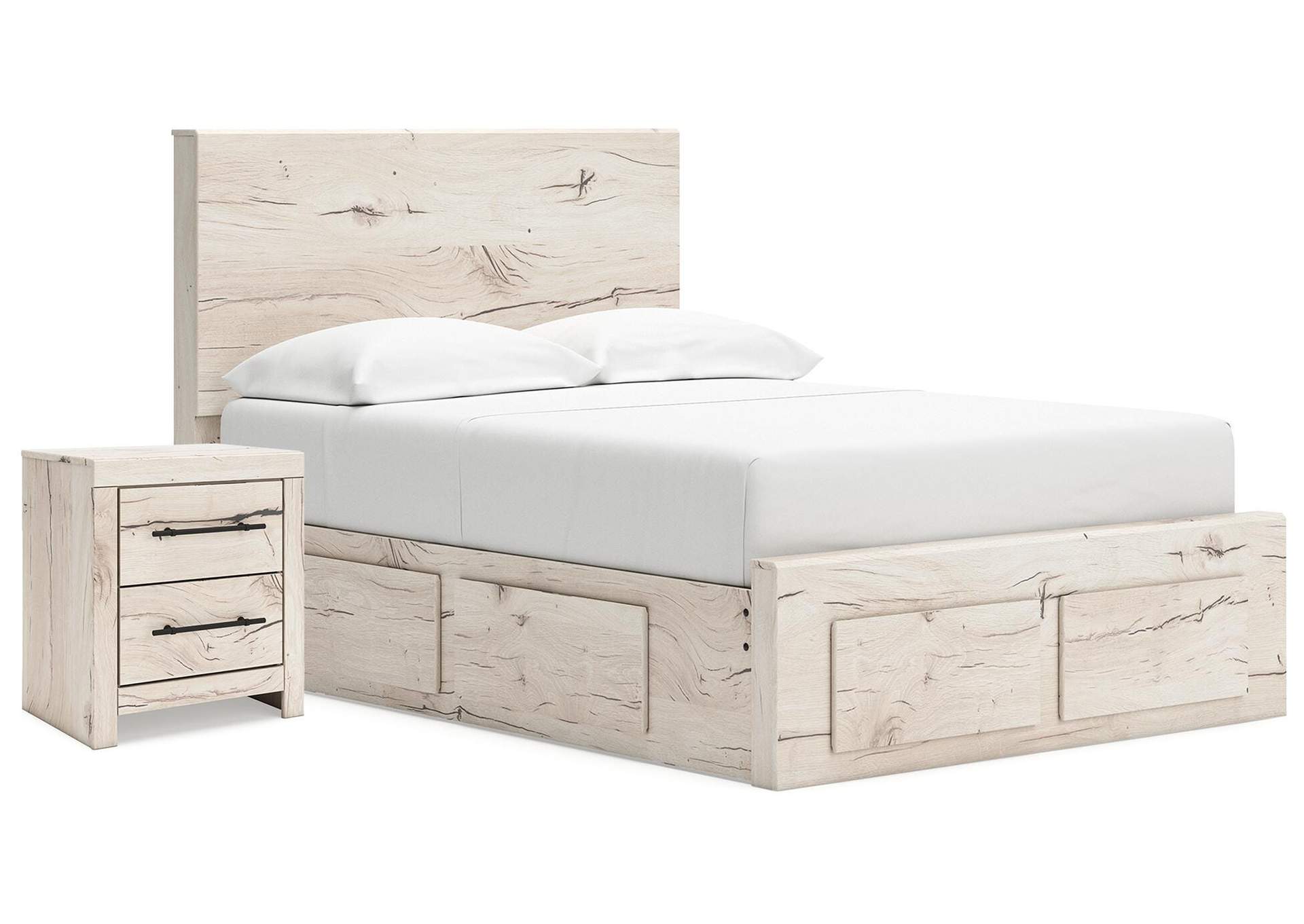 Lawroy Full Storage Bed and Nightstand image 1