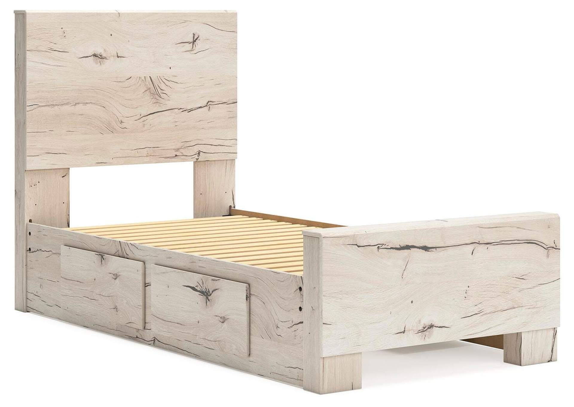 Lawroy Twin Panel Bed with Storage, Dresser, Mirror and Nightstand image 12