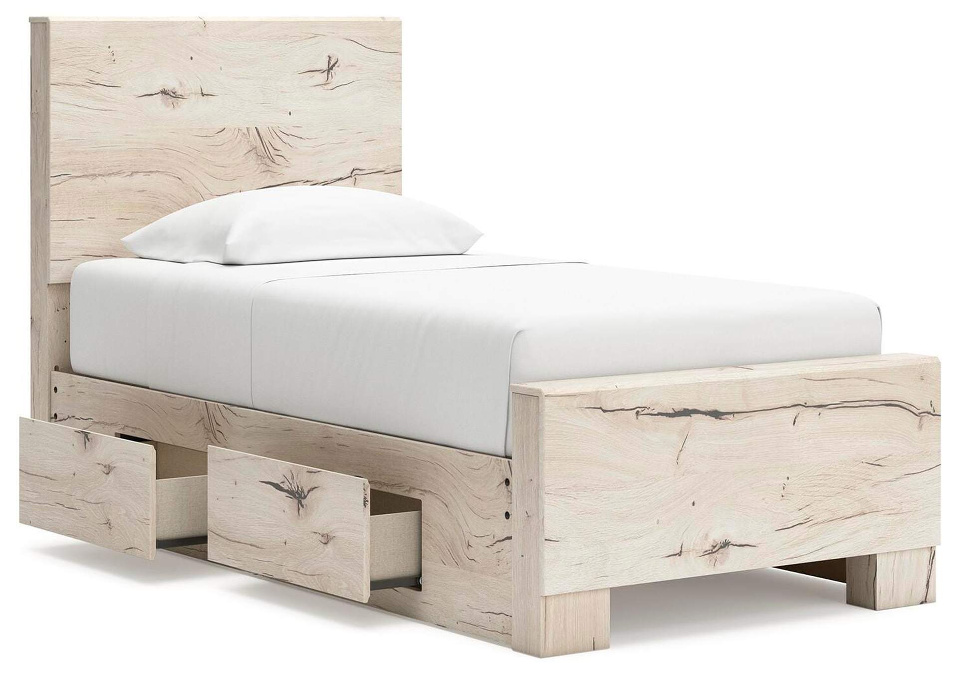 Lawroy Twin Panel Bed with Storage, Dresser, Mirror and Nightstand image 29