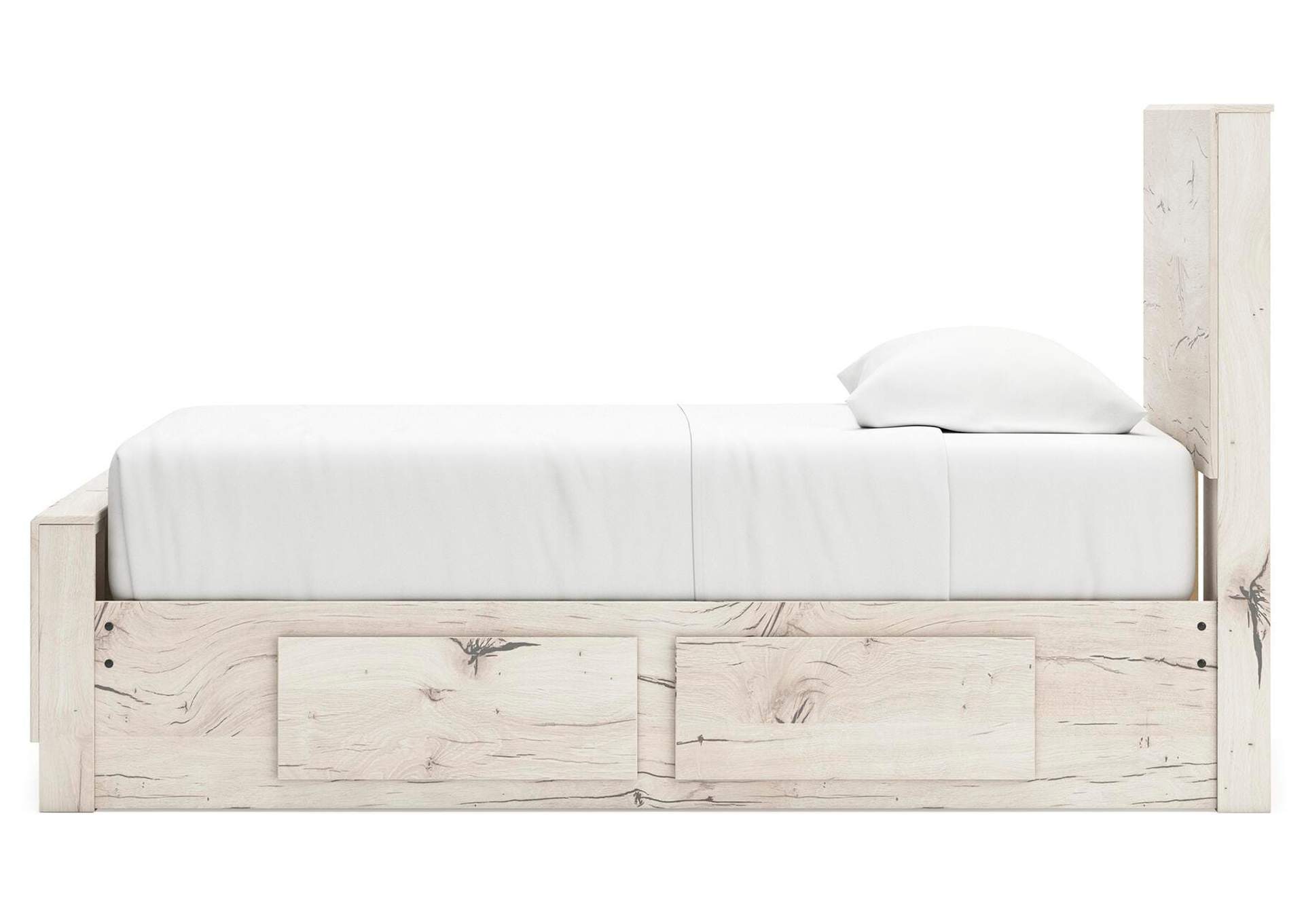 Lawroy Twin Panel Bed with Storage, Dresser, Mirror and Nightstand image 6
