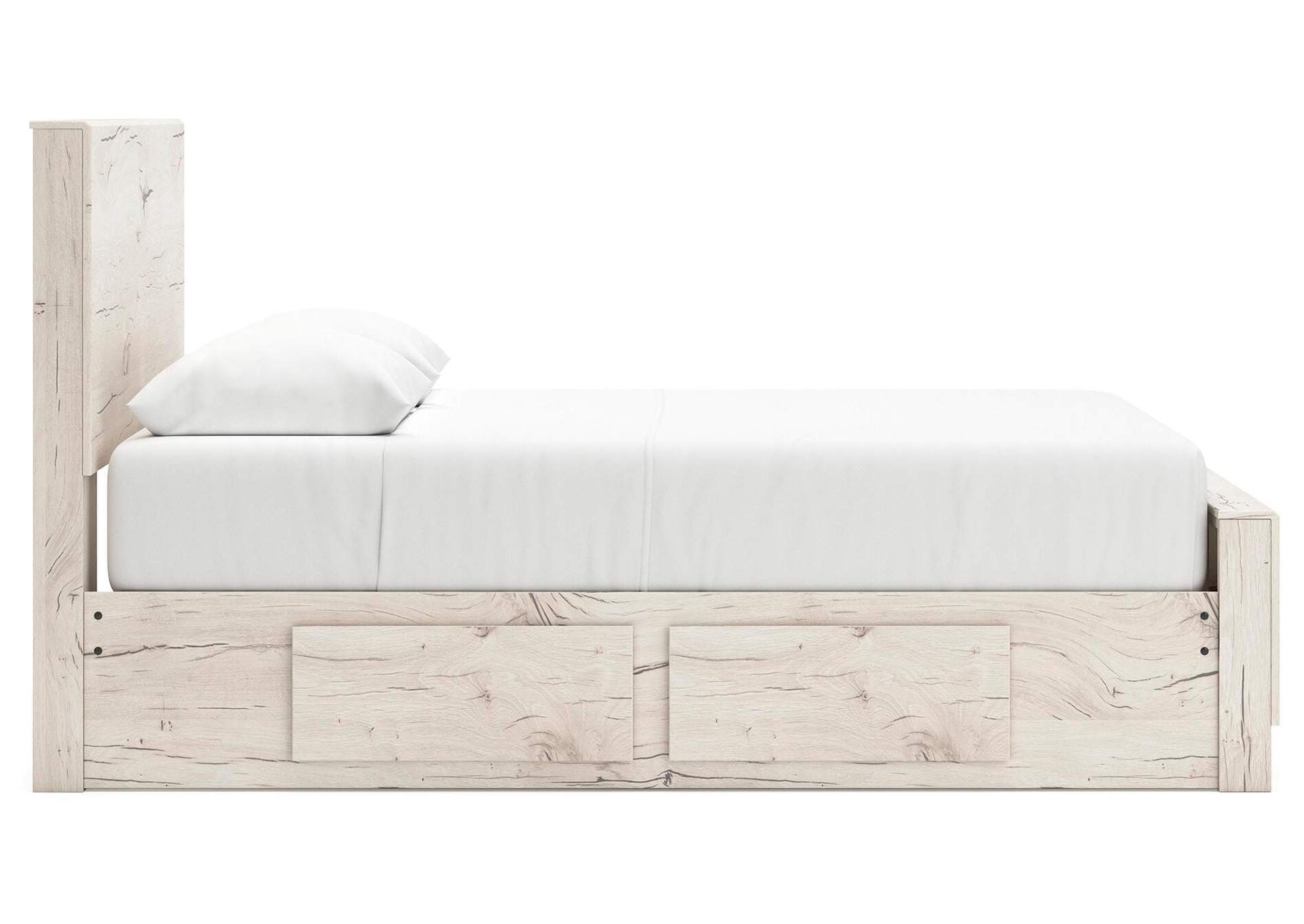 Lawroy Queen Panel Bed with Storage, Dresser and Mirror image 16