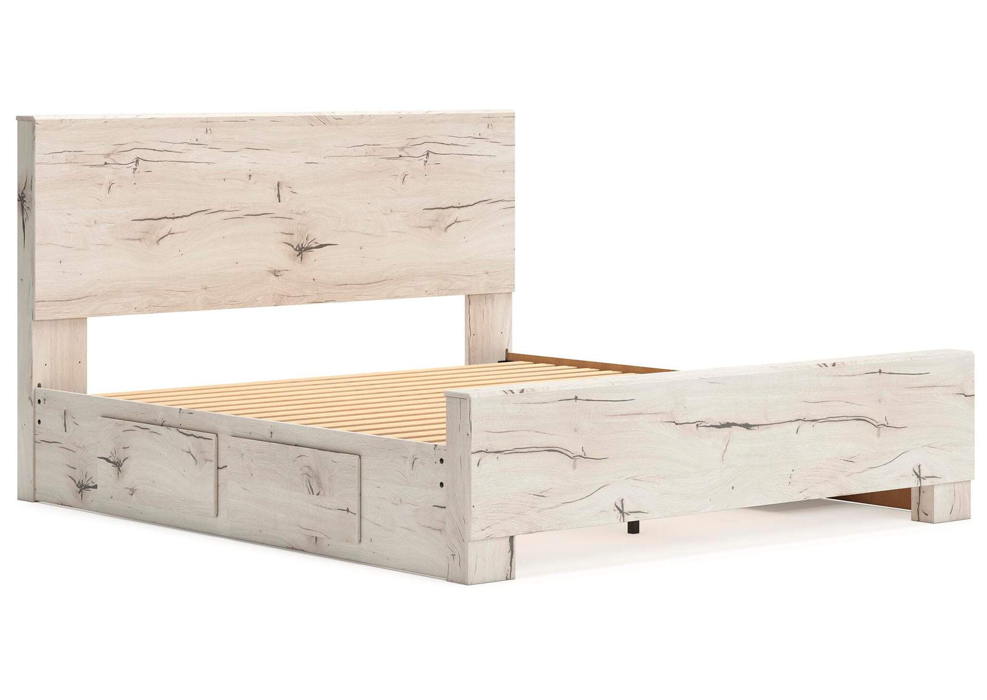 Lawroy King Panel Bed with Storage, Dresser, Mirror, Chest and Nightstand image 12