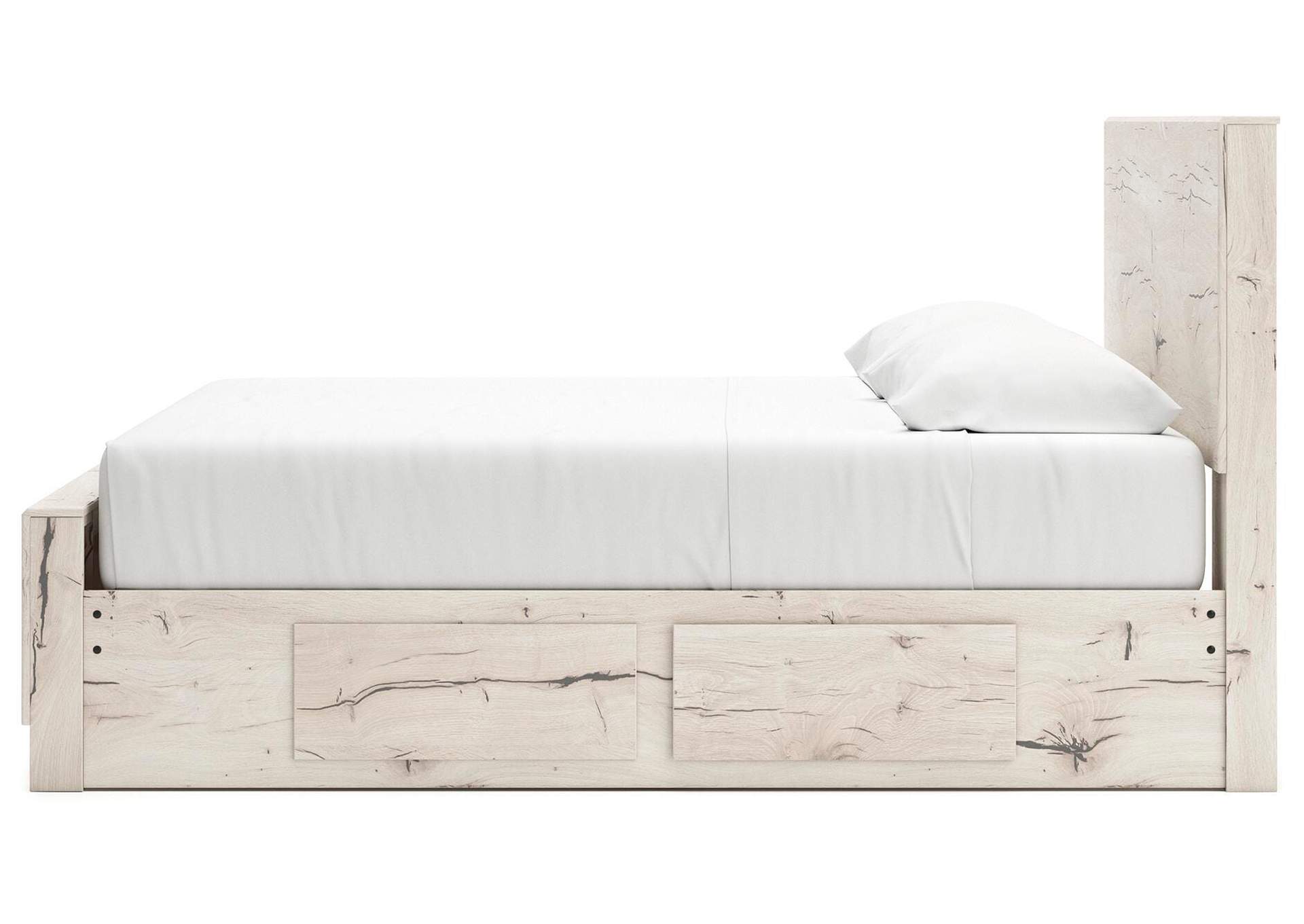 Lawroy King Panel Bed with Storage, Dresser, Mirror, Chest and Nightstand image 18