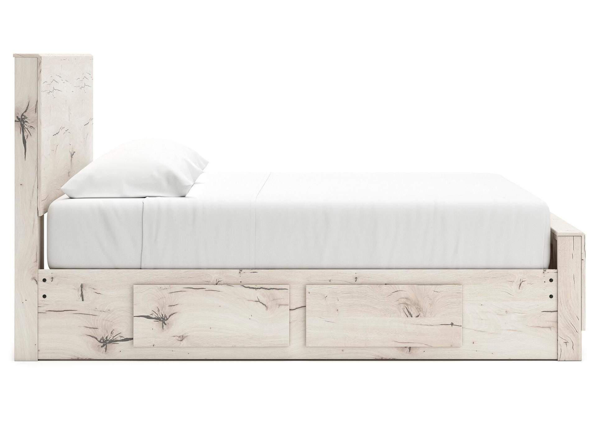 Lawroy King Panel Bed with Storage, Dresser, Mirror, Chest and Nightstand image 14