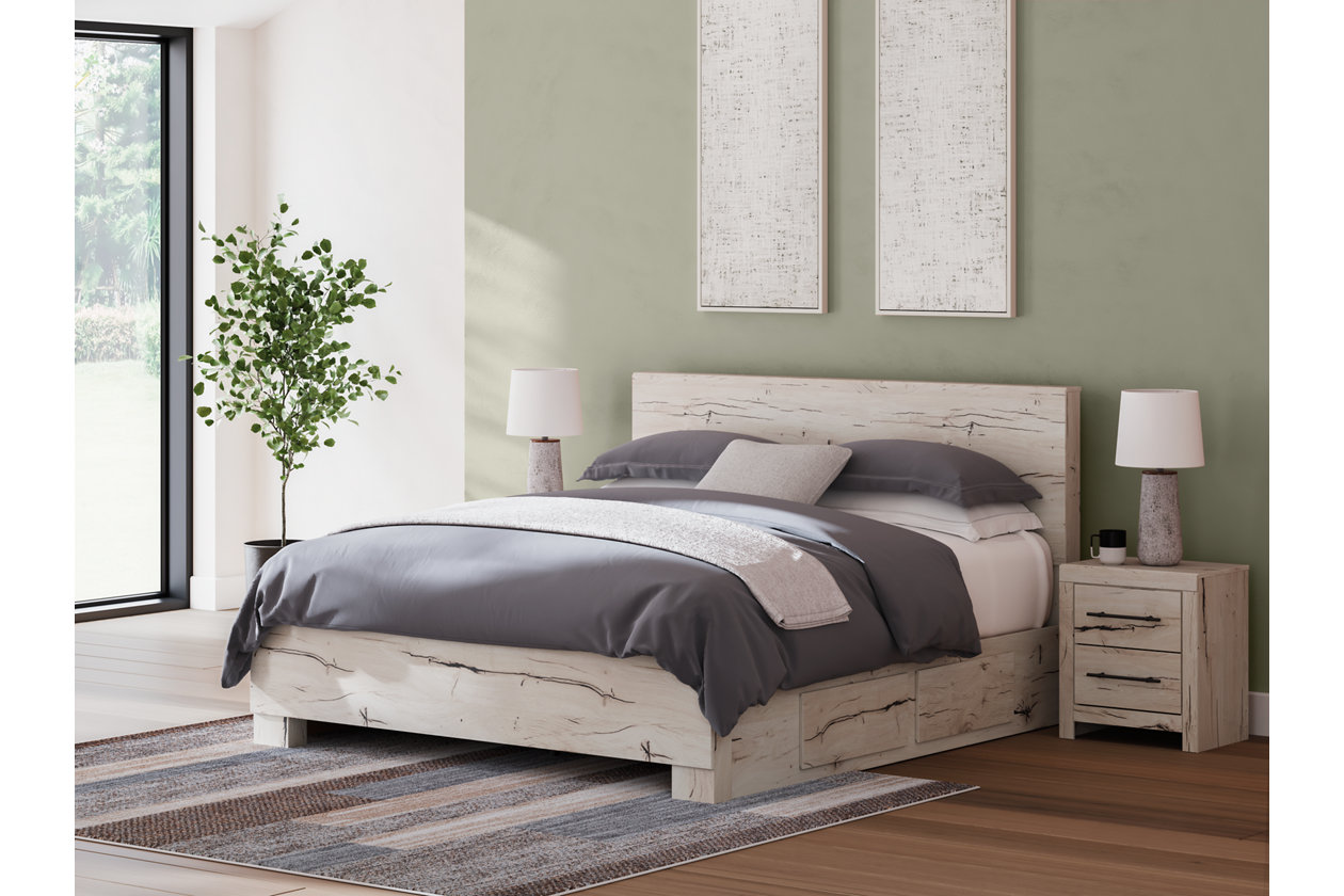 Lawroy King Panel Bed with Storage