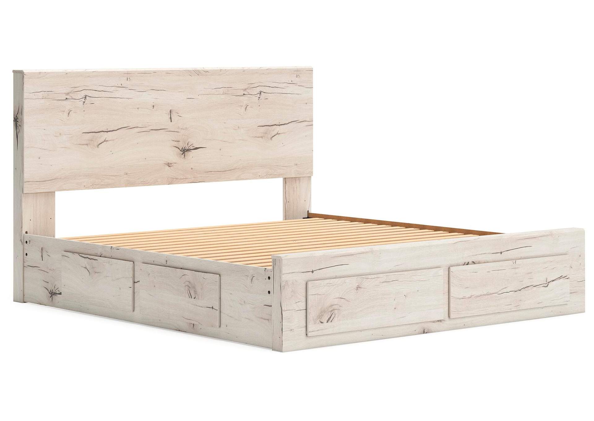 Lawroy King Panel Storage Bed, Dresser, Mirror and Nightstand image 15