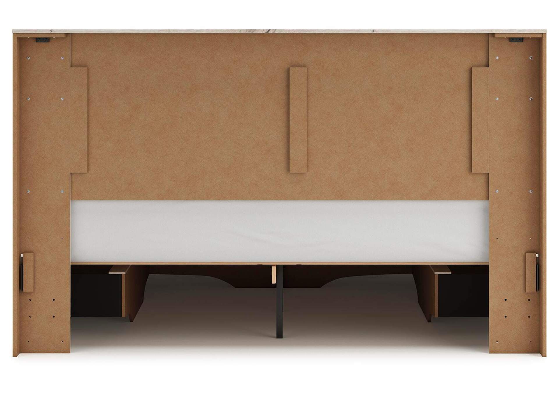 Lawroy King Panel Storage Bed, Dresser, Mirror and Nightstand image 21