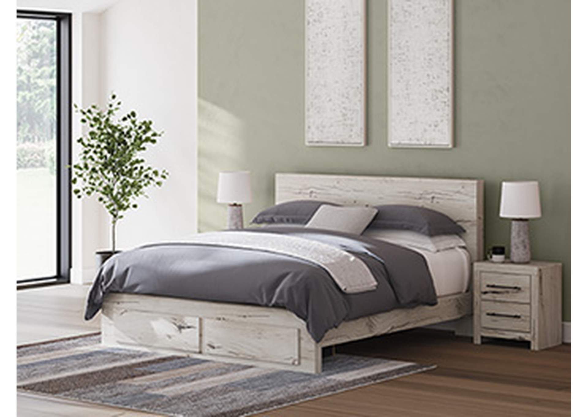 Lawroy King Panel Storage Bed and Dresser image 14