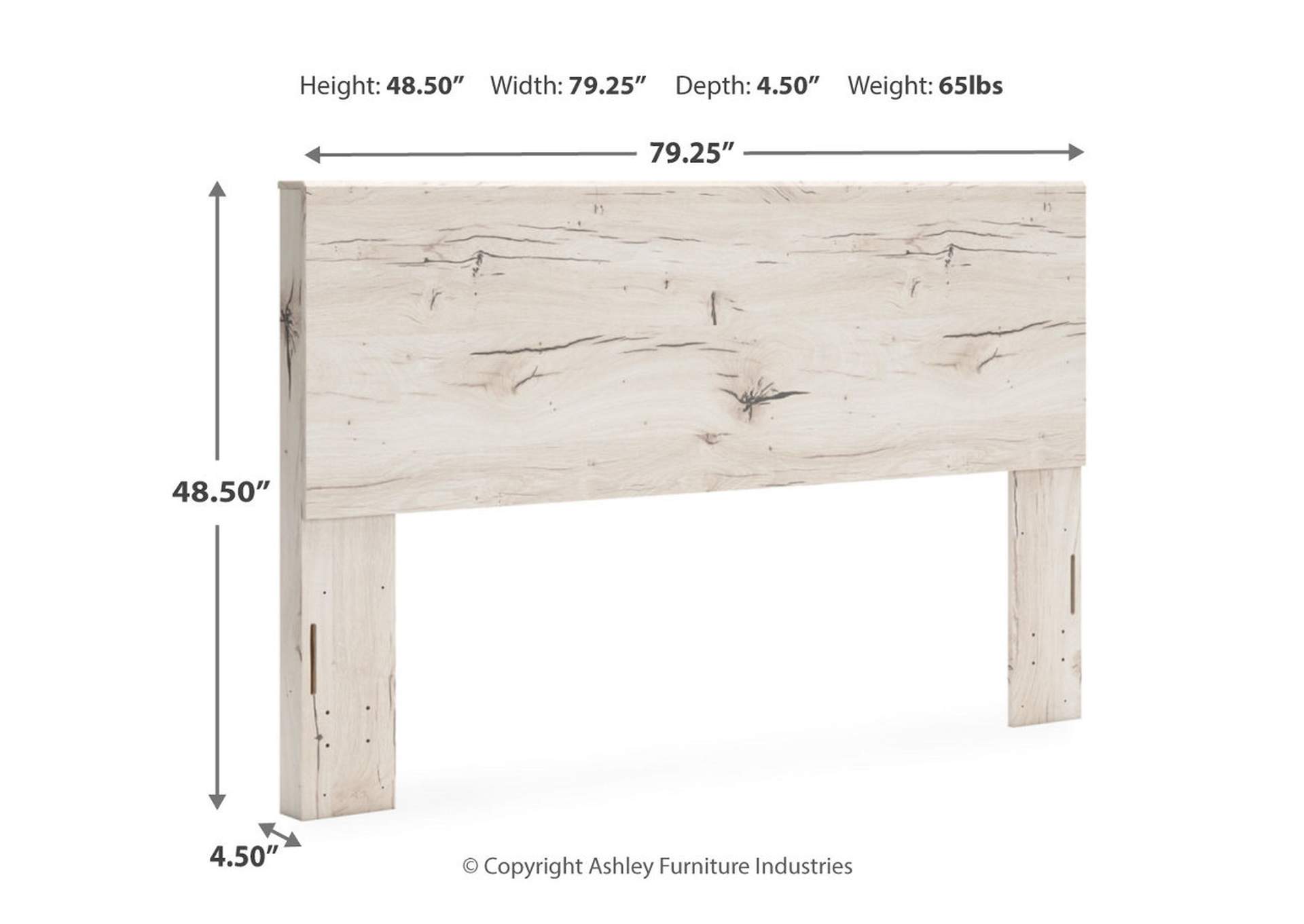 Lawroy King Panel Headboard with Mirrored Dresser, Chest and Nightstand