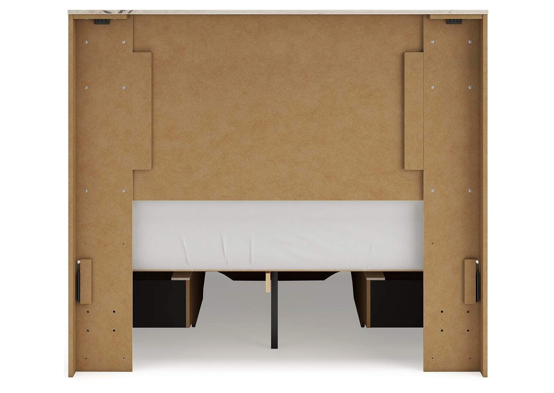 Lawroy Full Panel Storage Bed, Dresser and Mirror image 9