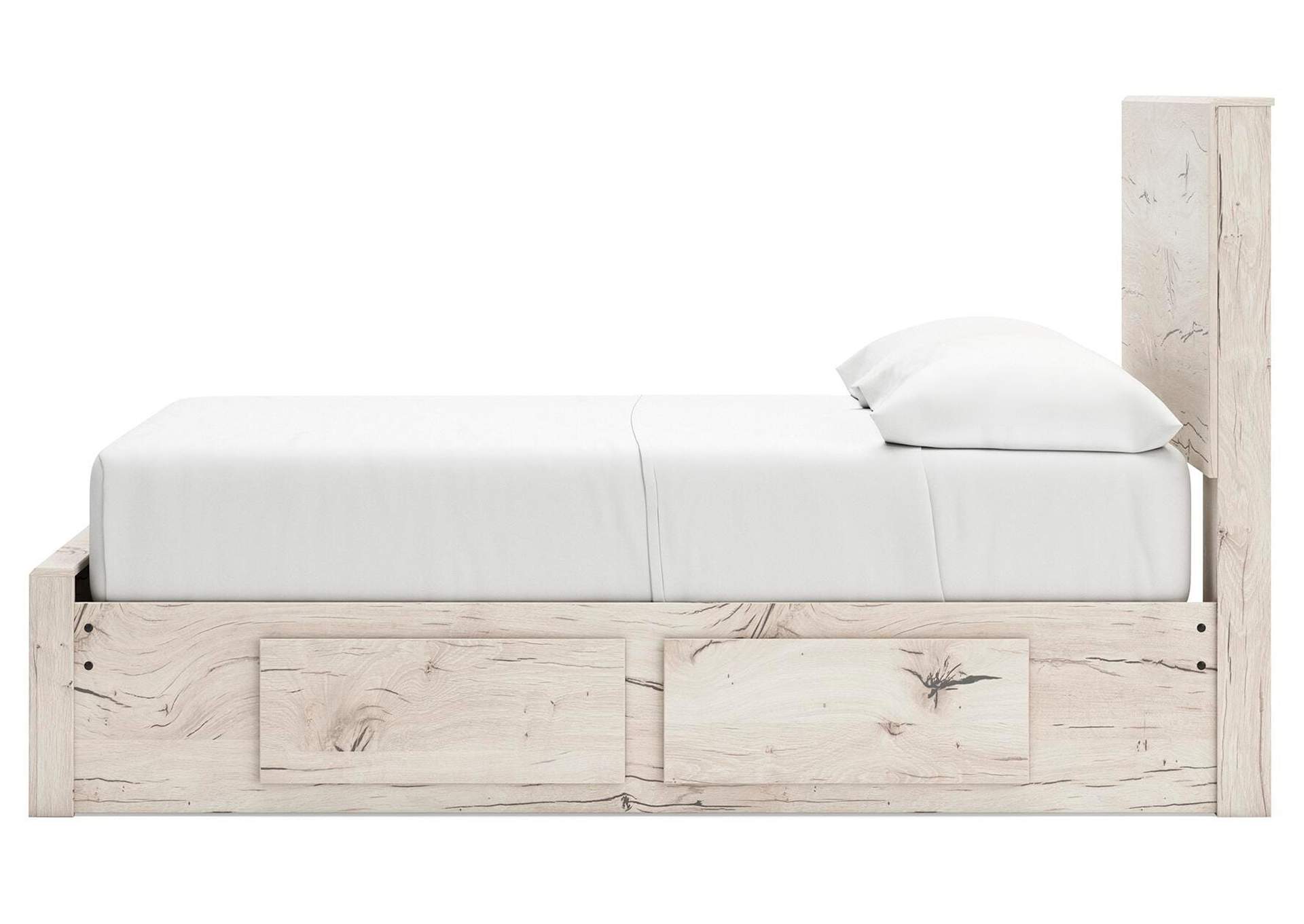 Lawroy Full Panel Storage Bed, Dresser and Mirror image 4