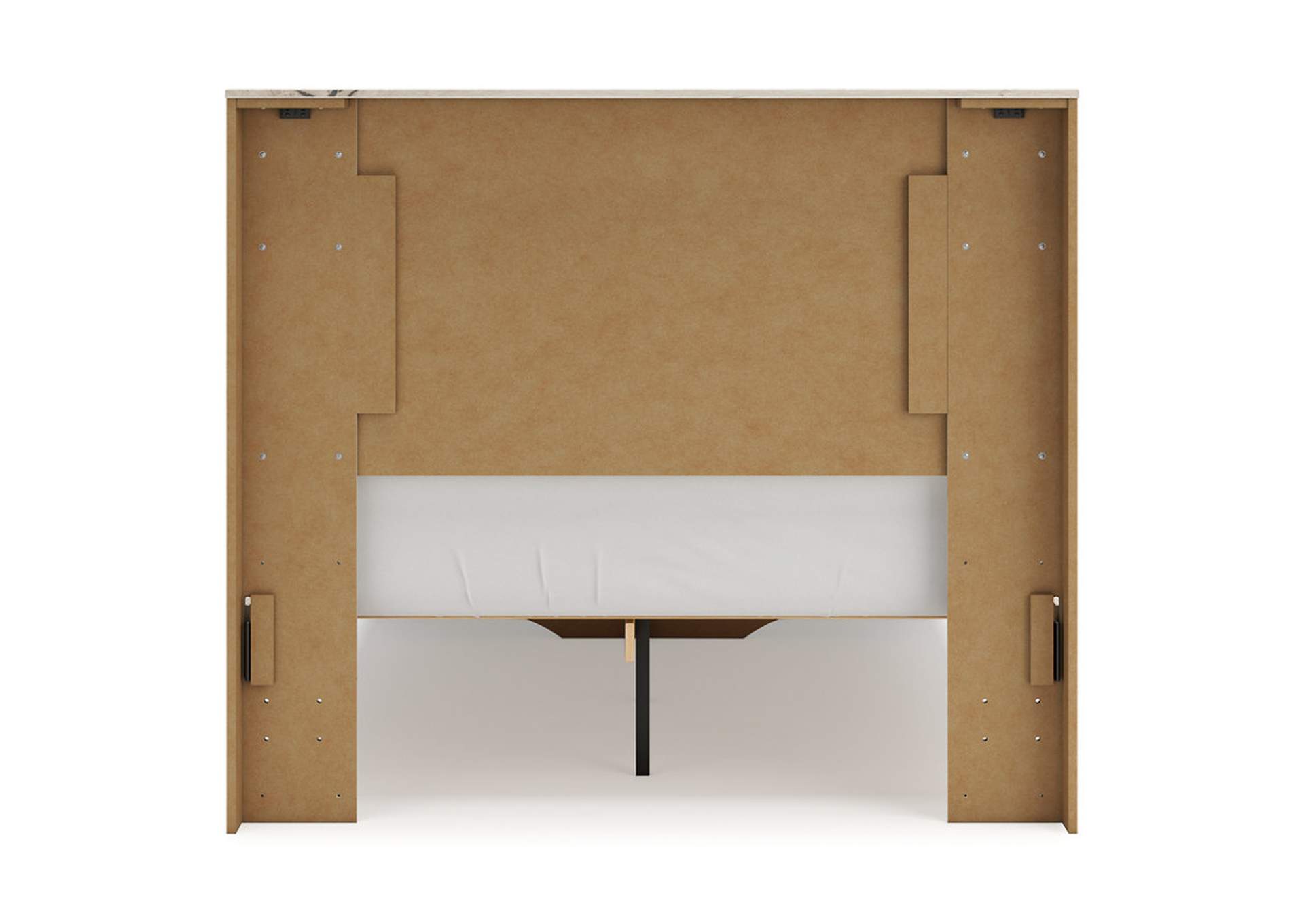 Lawroy Full Panel Headboard with Mirrored Dresser, Chest and Nightstand image 13