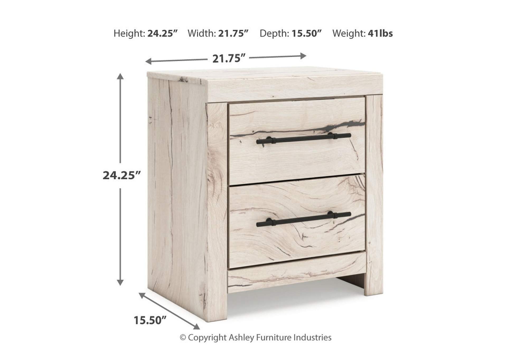 Lawroy Full Panel Storage Bed with Mirrored Dresser, Chest and Nightstand