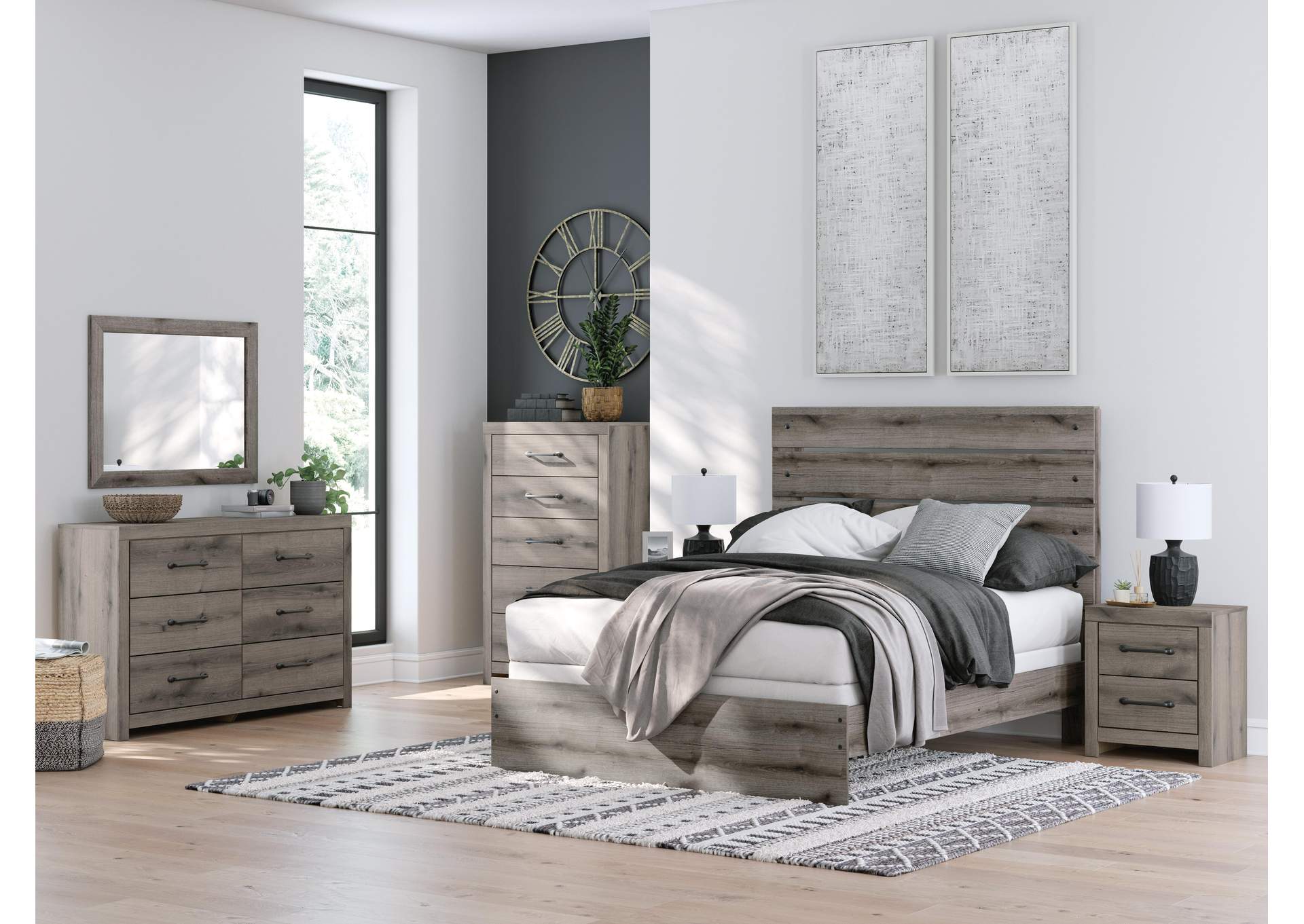 Graystorm Queen Panel Bed image 11