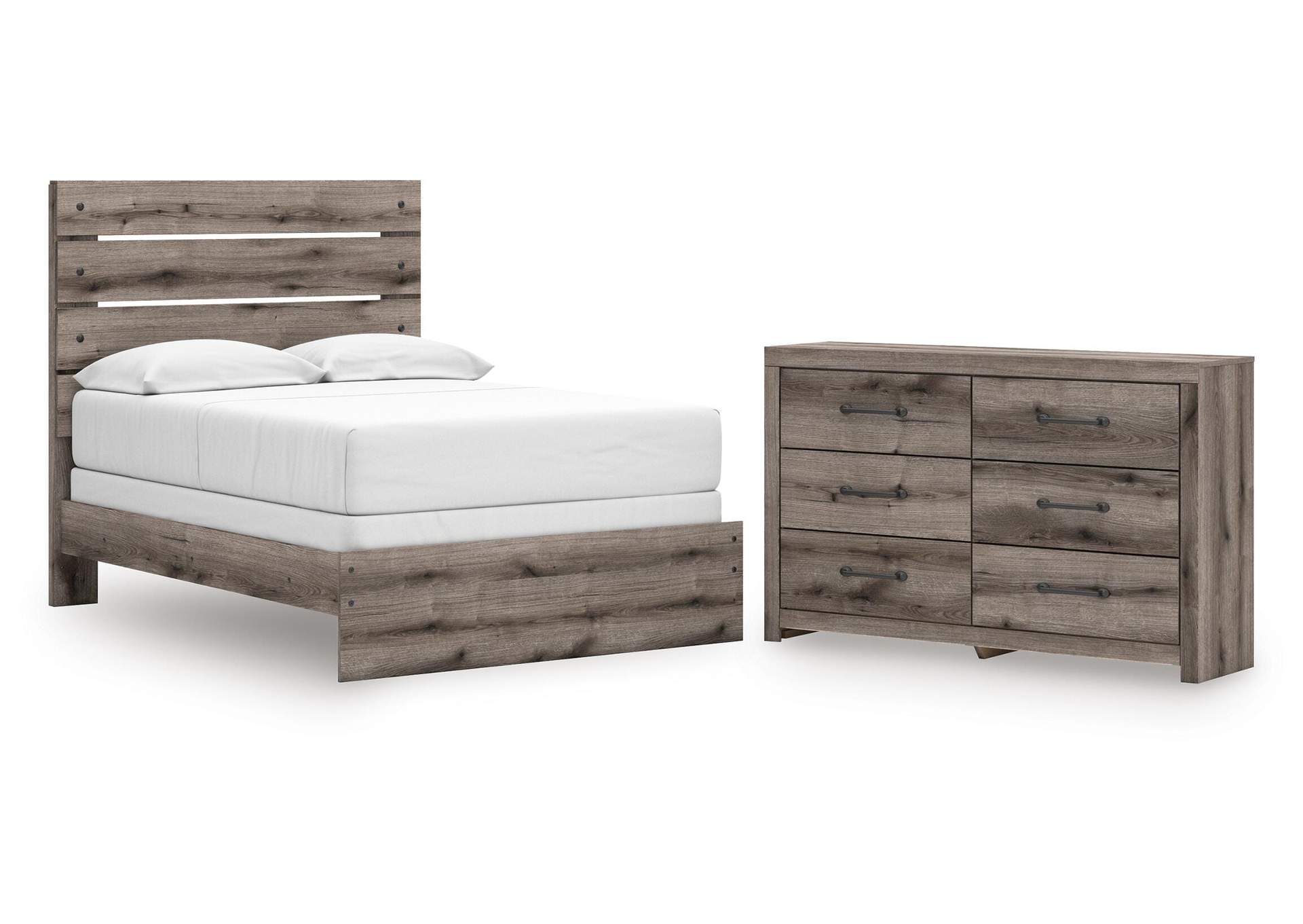 Urbanoore Full Panel Bed and Dresser image 1