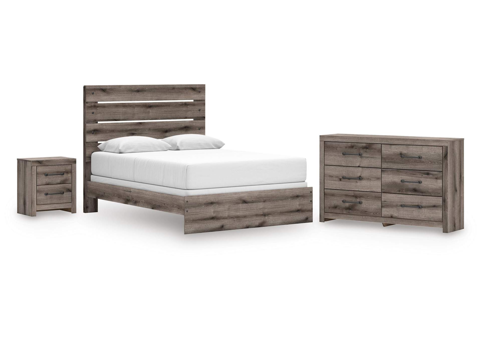 Urbanoore Queen Panel Bed, Dresser and Nightstand image 1