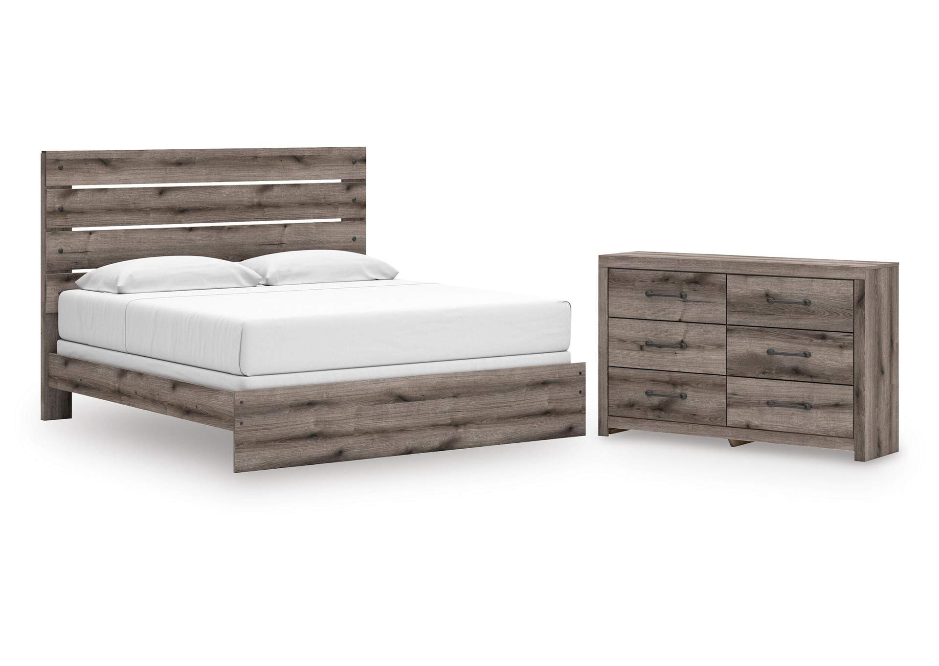 Urbanoore King Panel Bed and Dresser image 1
