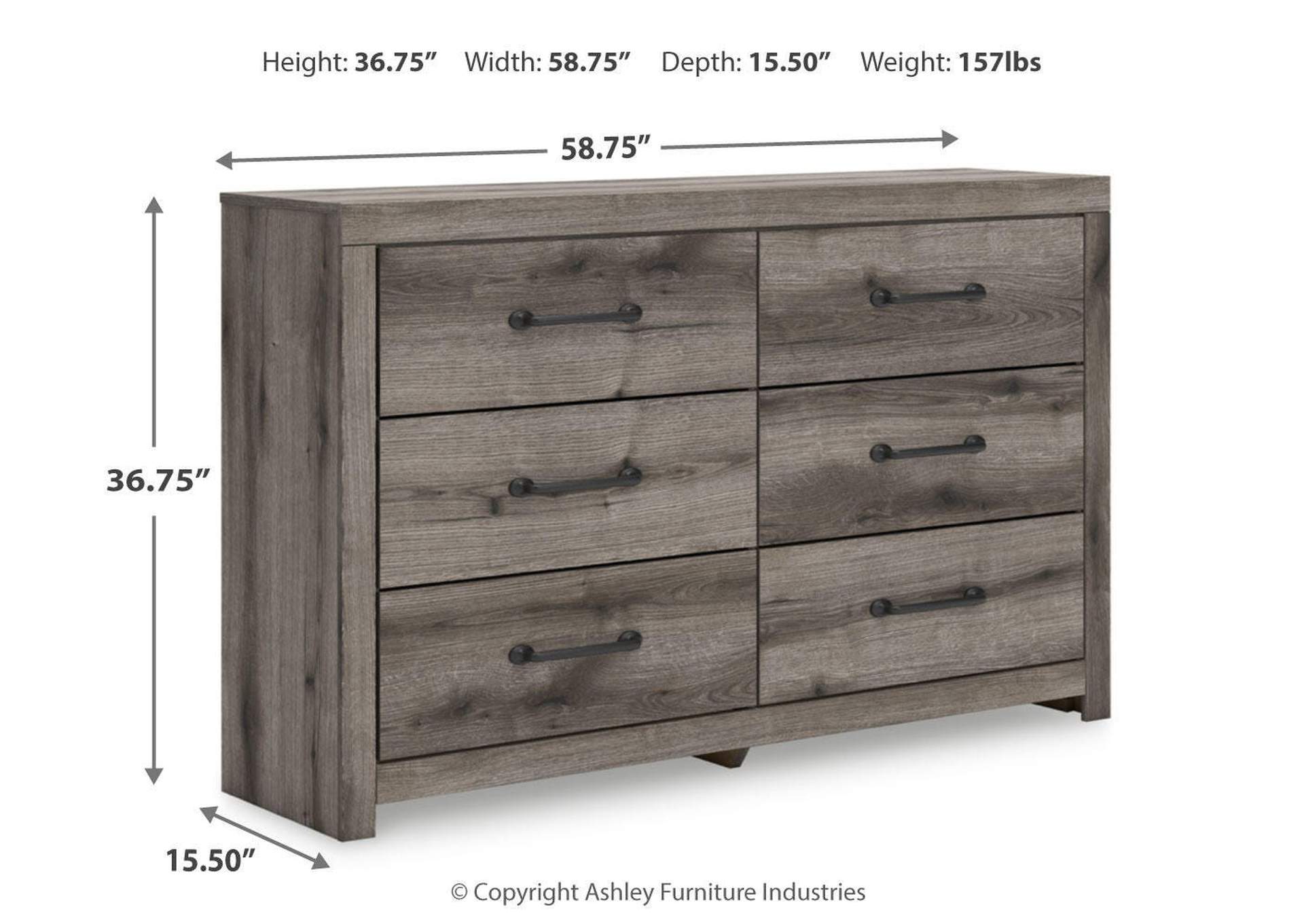 Urbanoore Full Panel Storage Bed, Dresser and Nightstand image 28