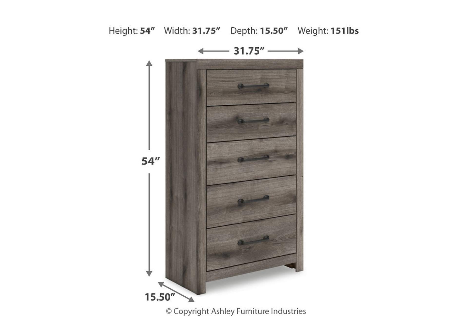 Urbanoore Full Panel Bed with Storage with Mirrored Dresser and Chest image 23