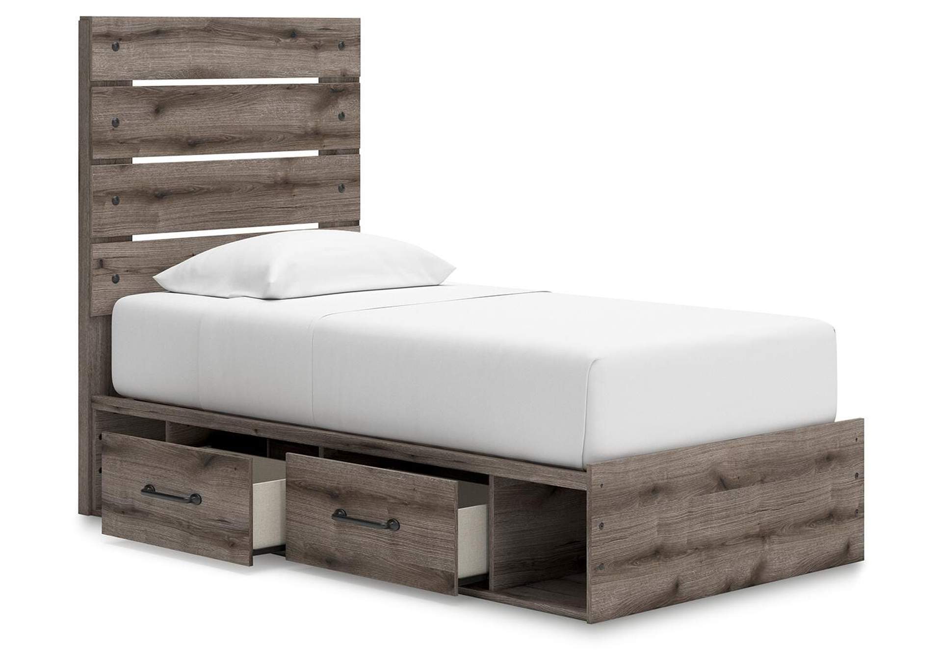 Urbanoore Twin Panel Bed with Storage, Dresser, Mirror and Chest image 20