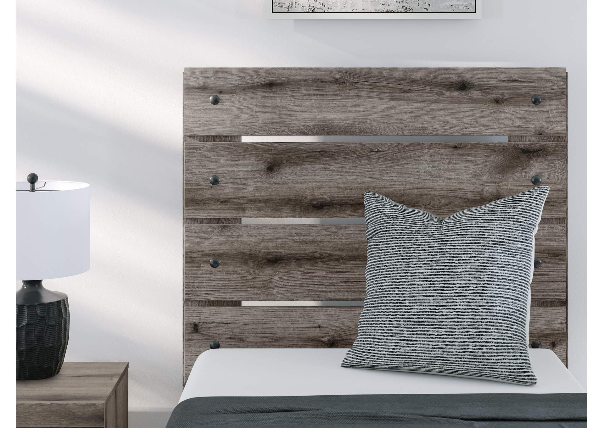 Urbanoore Twin Panel Bed with Storage, Dresser and Mirror image 19