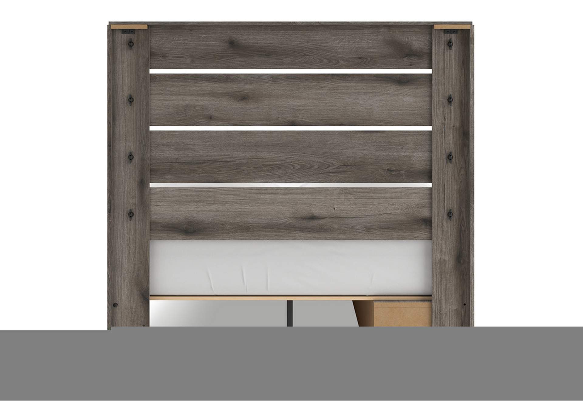 Graystorm Full Panel Storage Bed