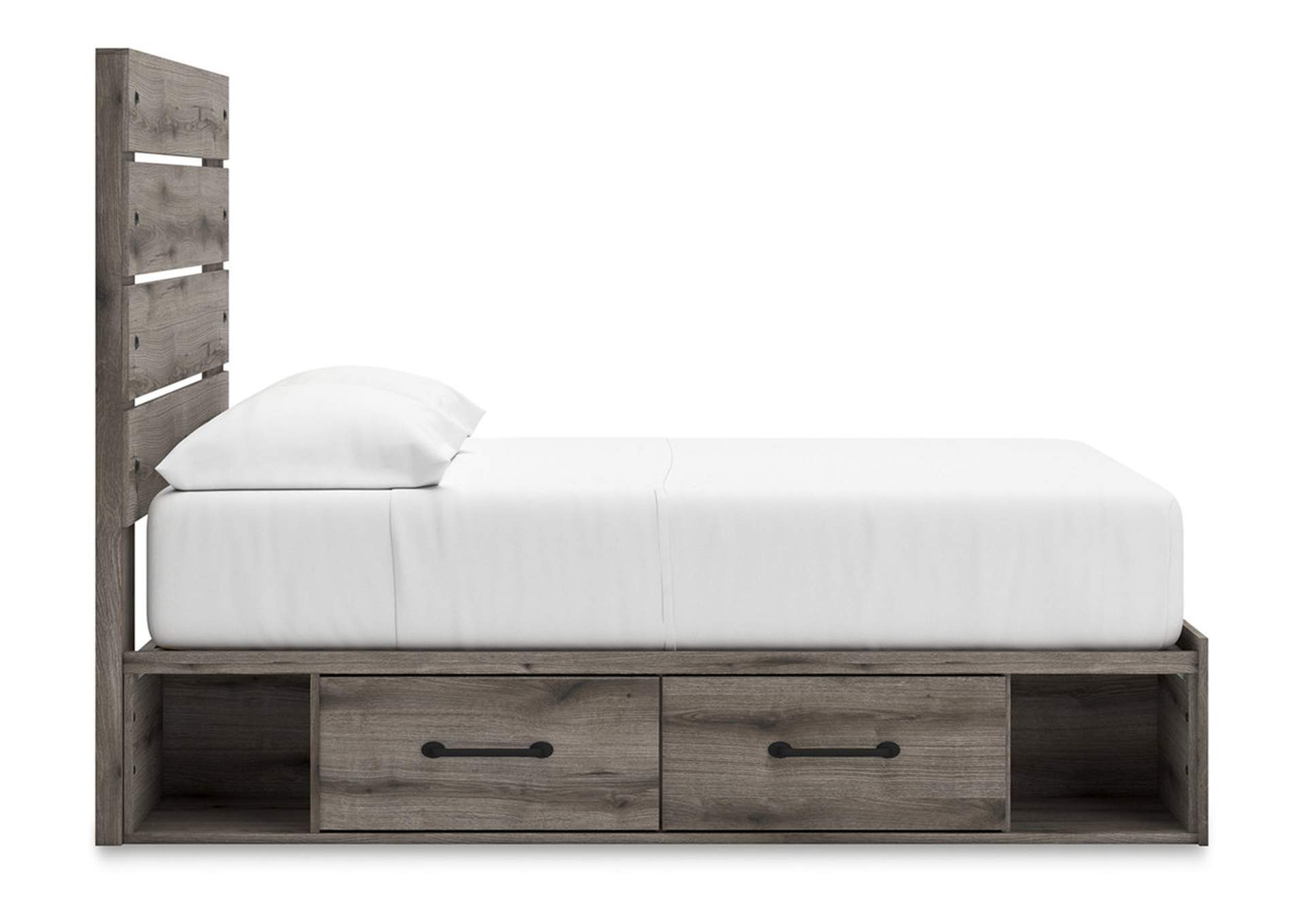 Graystorm Full Panel Storage Bed