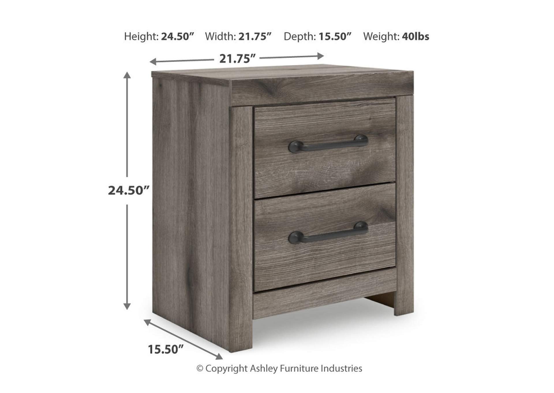 Urbanoore Full Panel Bed with Storage with Mirrored Dresser and Nightstand image 10