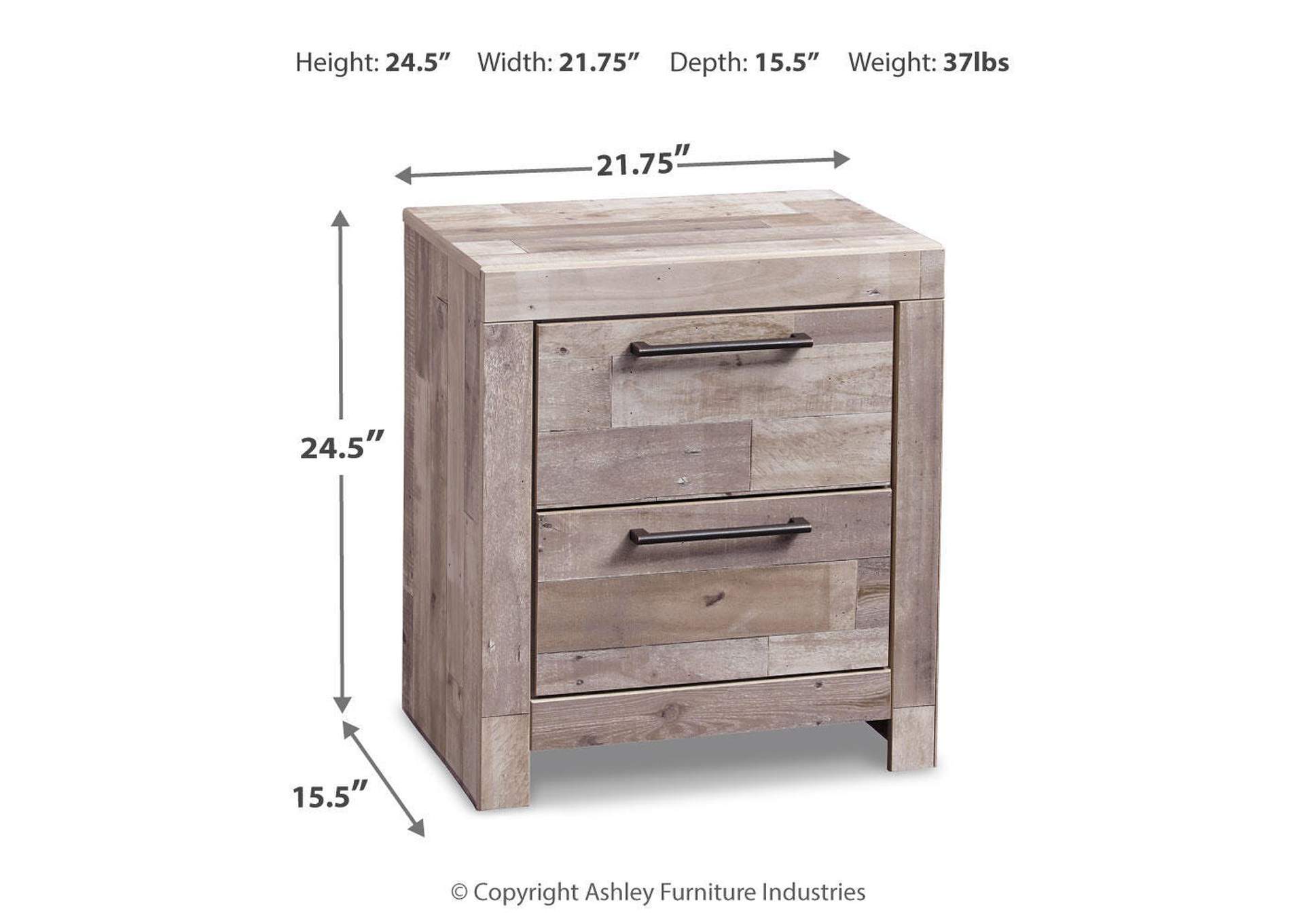 Effie Twin Panel Bed with Mirrored Dresser, Chest and Nightstand image 7