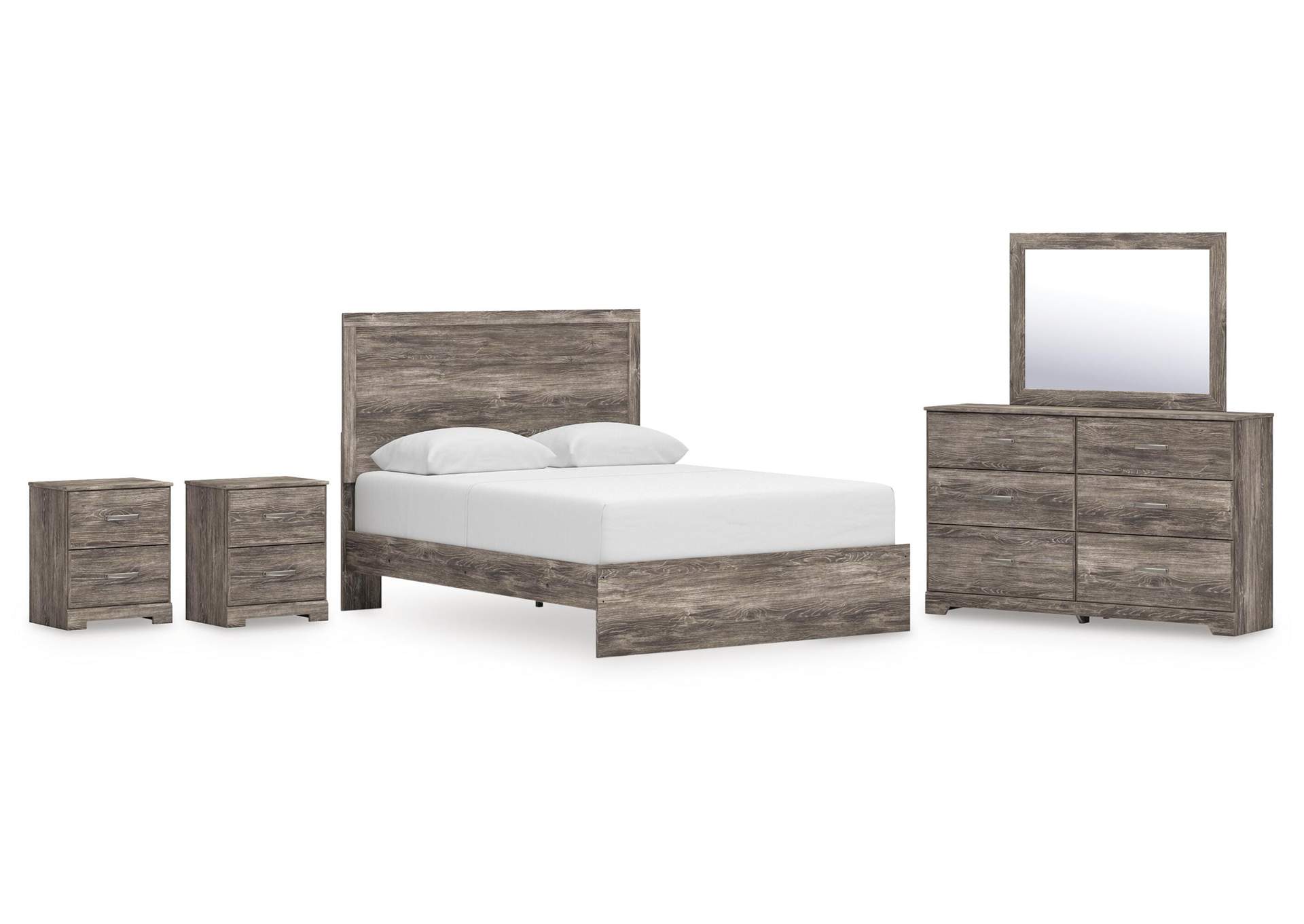 Ralinksi Queen Panel Bed, Dresser, Mirror and 2 Nightstands image 1