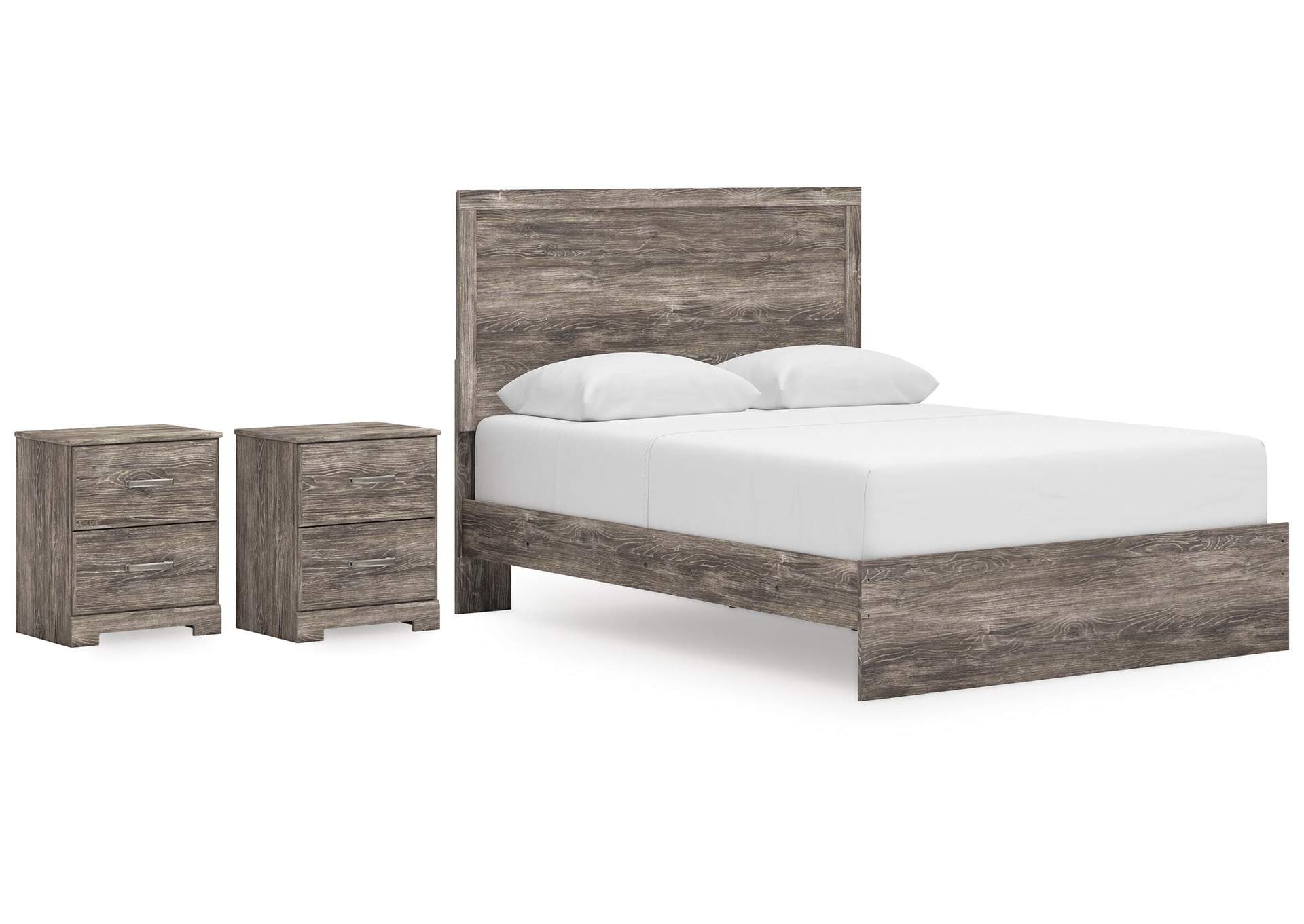 Ralinksi Queen Panel Bed and 2 Nightstands image 1