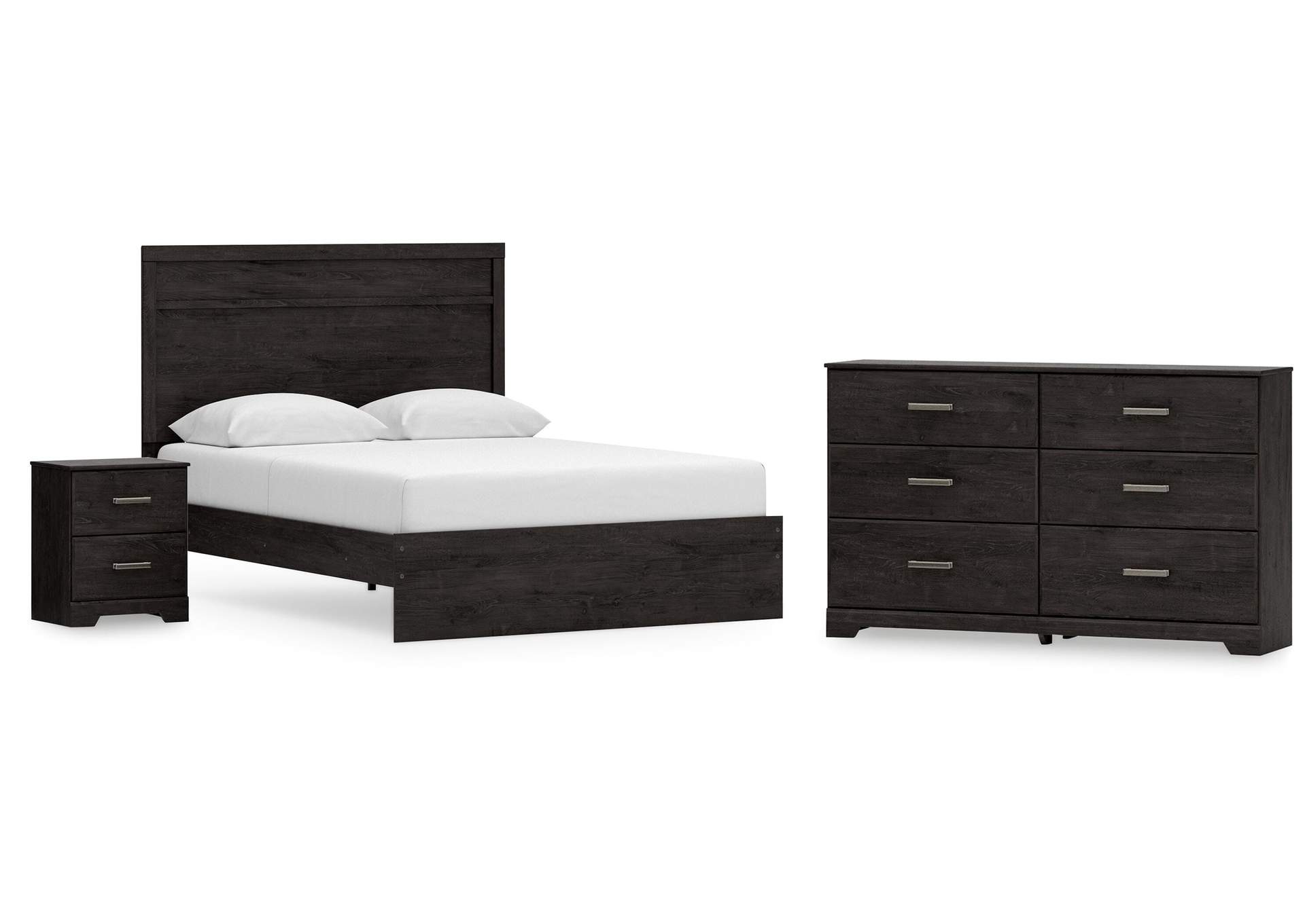 Belachime Queen Panel Bed with Dresser and Nightstand image 1