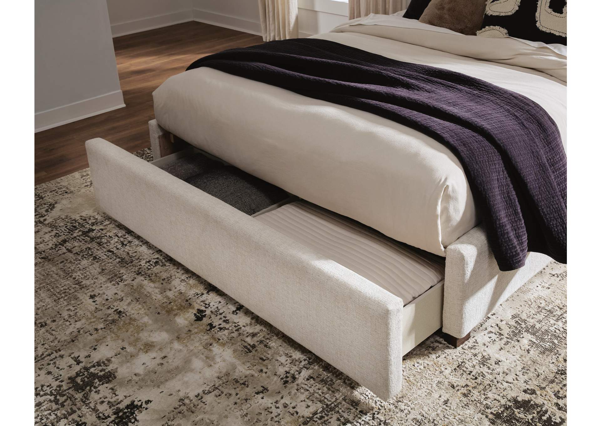 Shoralli Queen Upholstered Storage Bed image 8