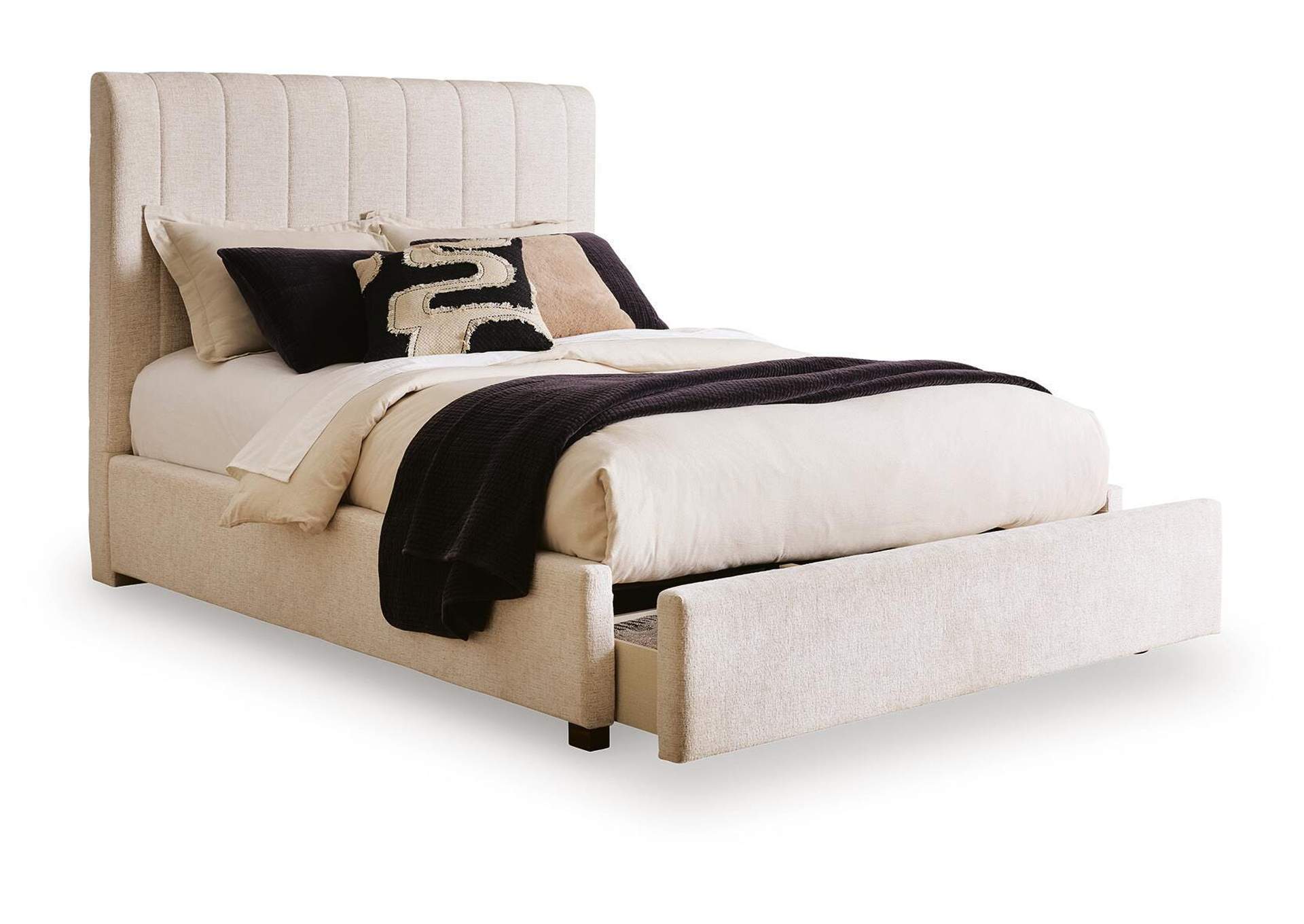 Shoralli Queen Upholstered Storage Bed image 4