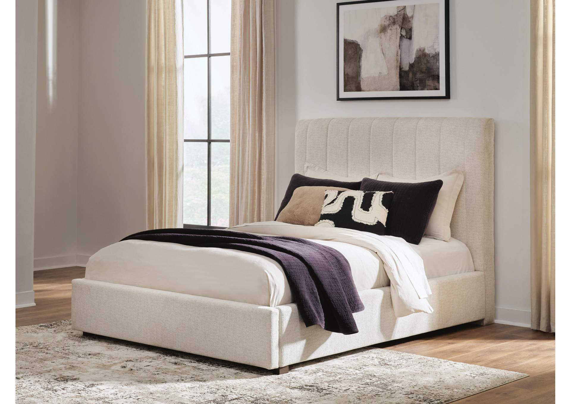 Shoralli Queen Upholstered Storage Bed image 2