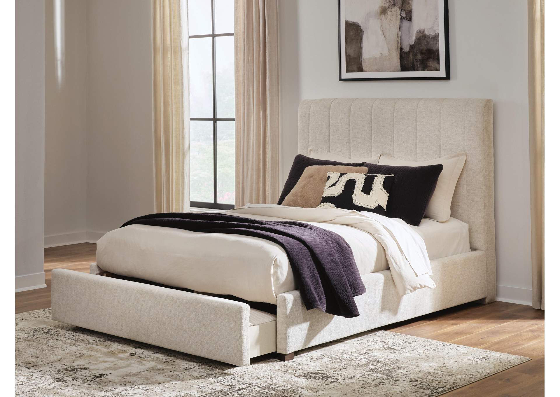 Shoralli Queen Upholstered Storage Bed image 7
