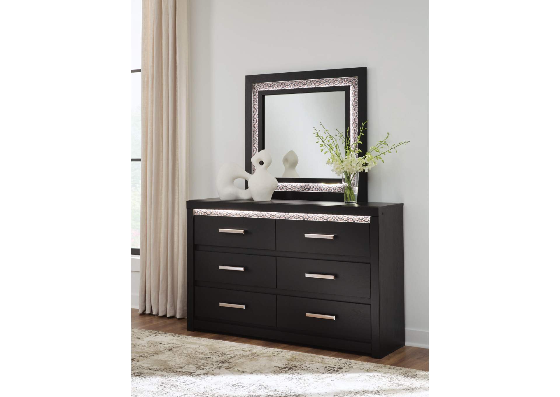 Shoralli Dresser and Mirror image 2