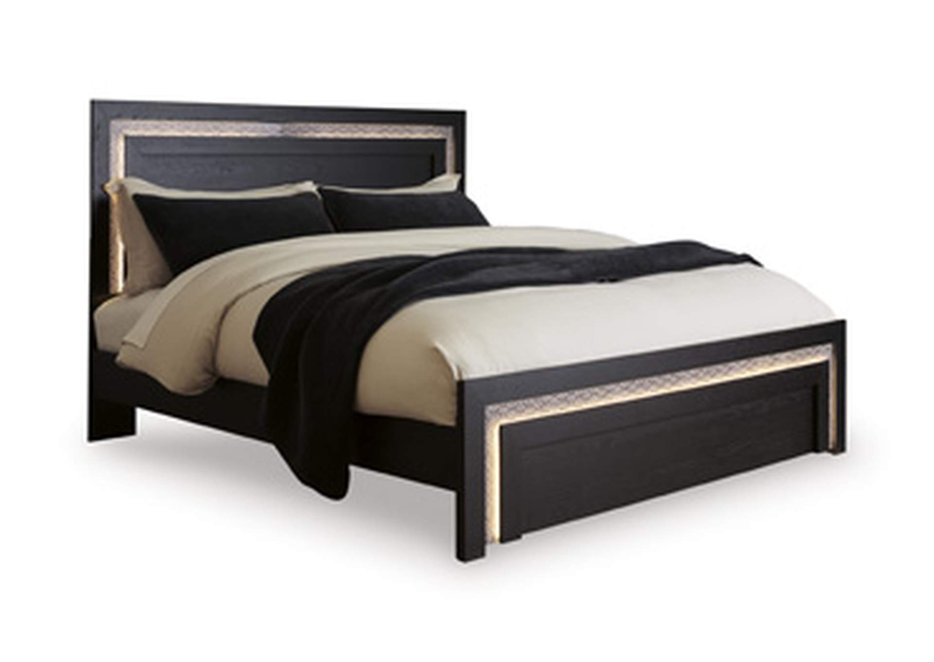 Shoralli King Panel Platform Bed image 2