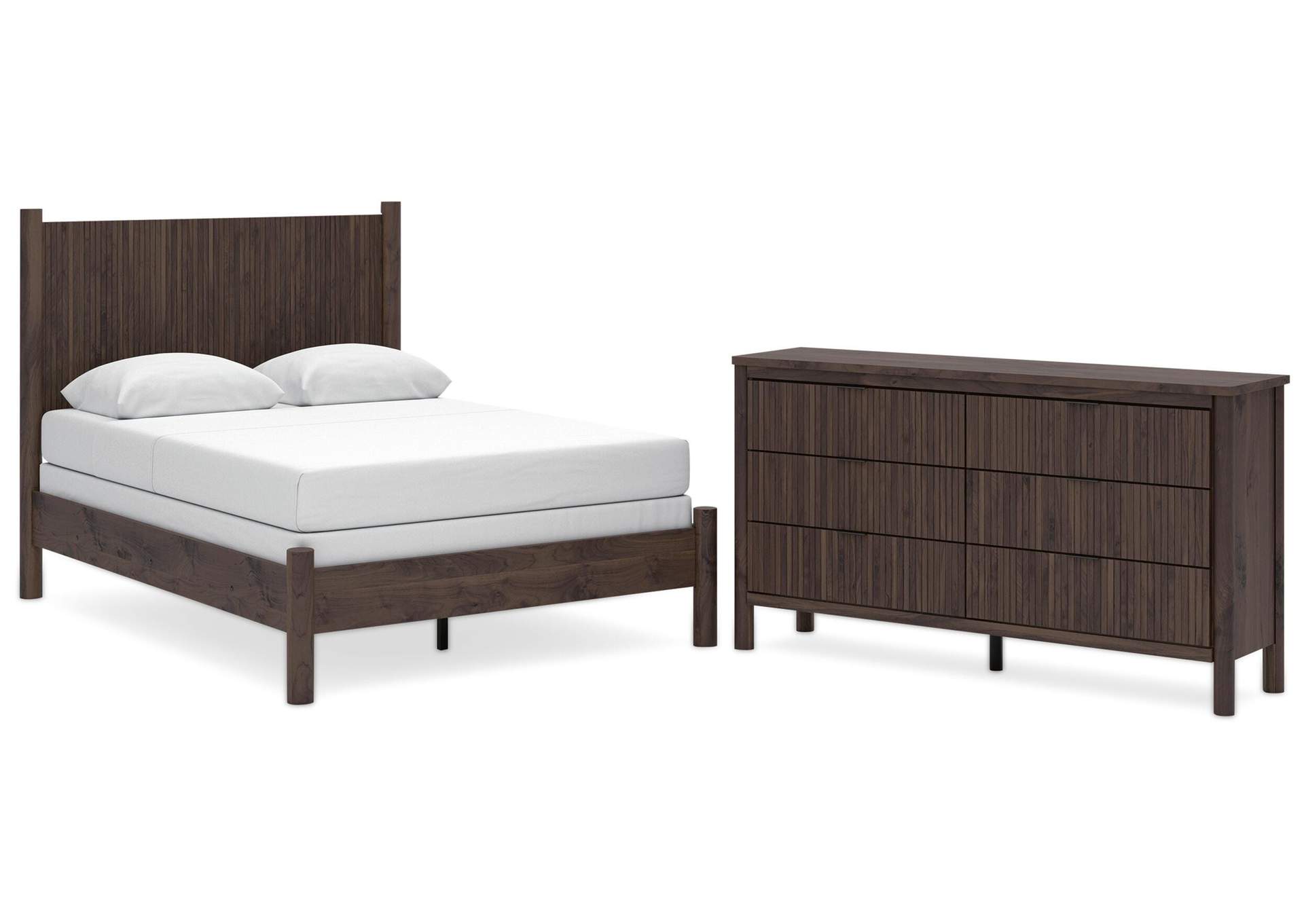 Cadmori Full Panel Bed and Dresser image 1