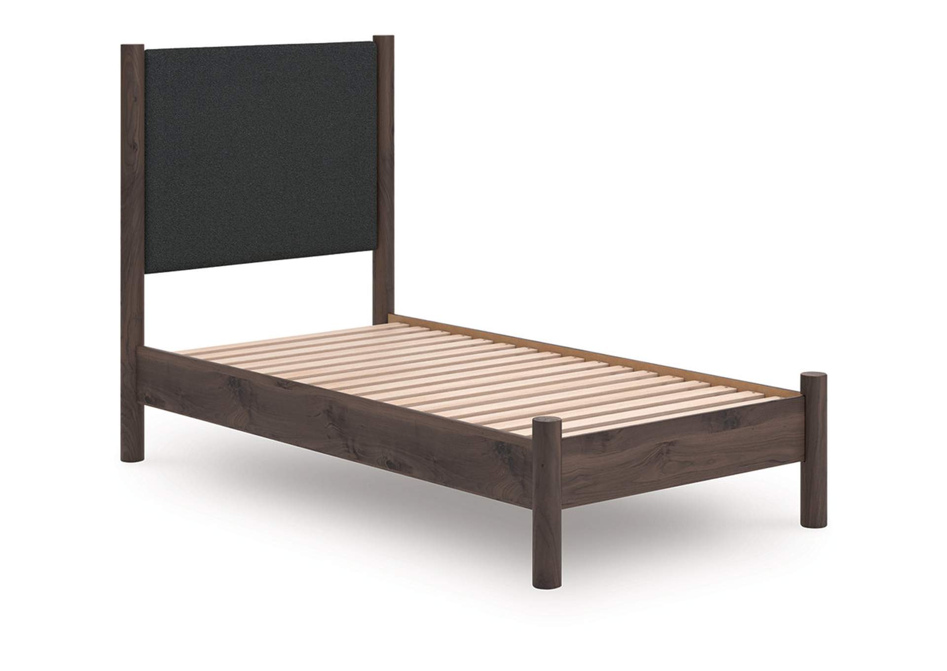 Pamytta Twin Upholstered Panel Platform Bed image 2