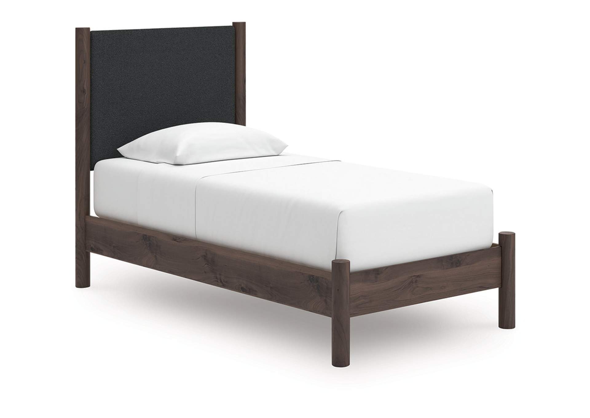 Pamytta Twin Upholstered Panel Platform Bed image 1