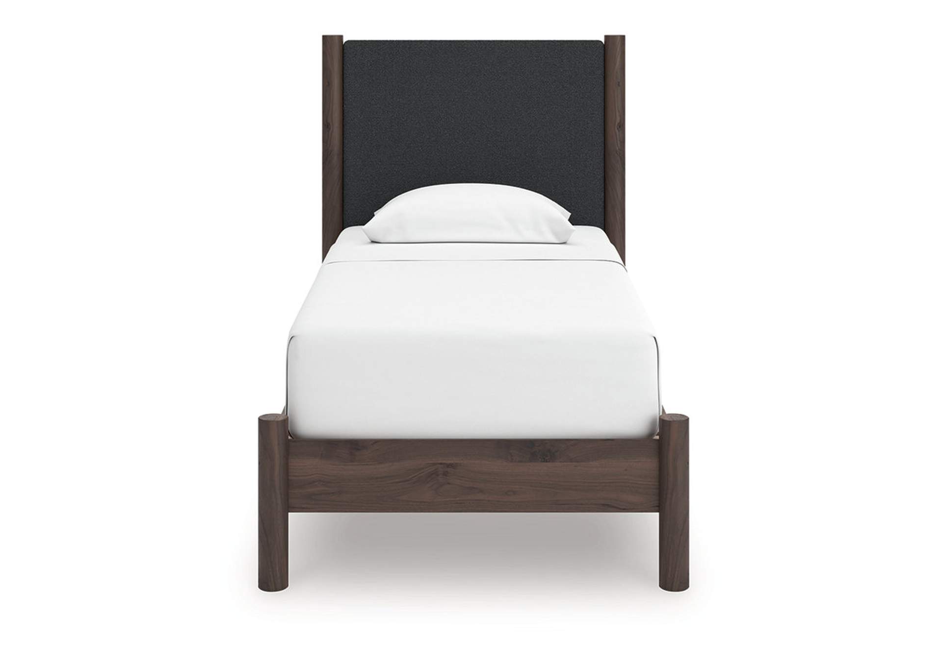 Pamytta Twin Upholstered Panel Platform Bed image 3