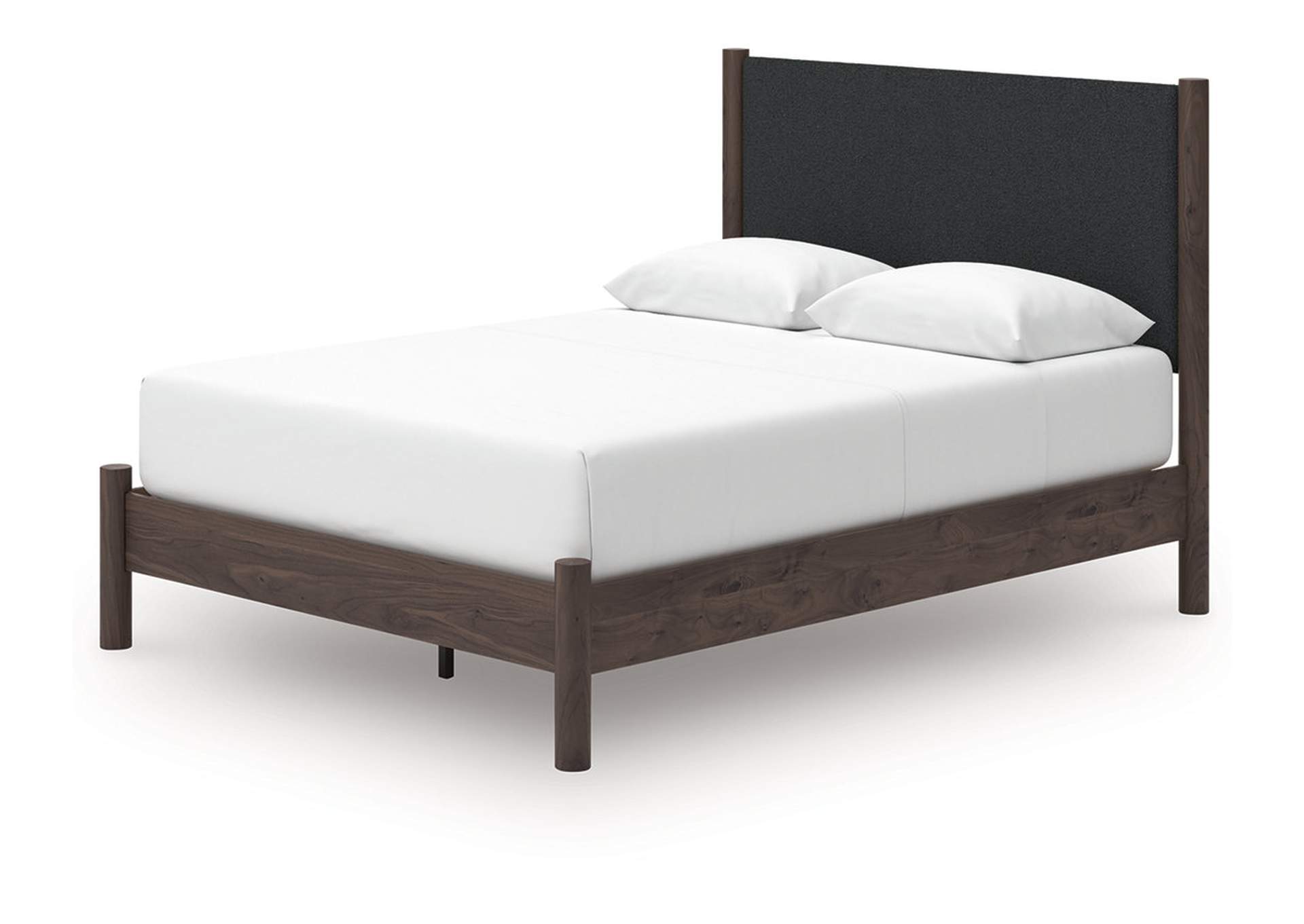 Pamytta Queen Upholstered Panel Platform Bed image 6