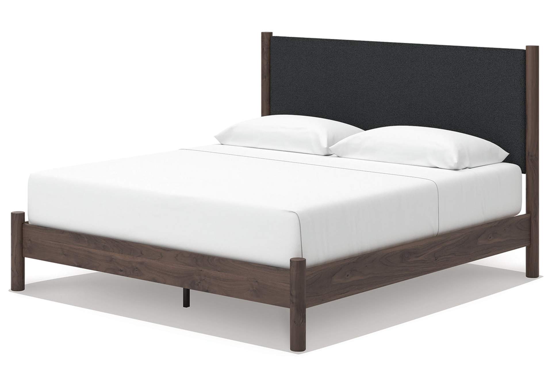 Pamytta King Upholstered Panel Platform Bed image 4