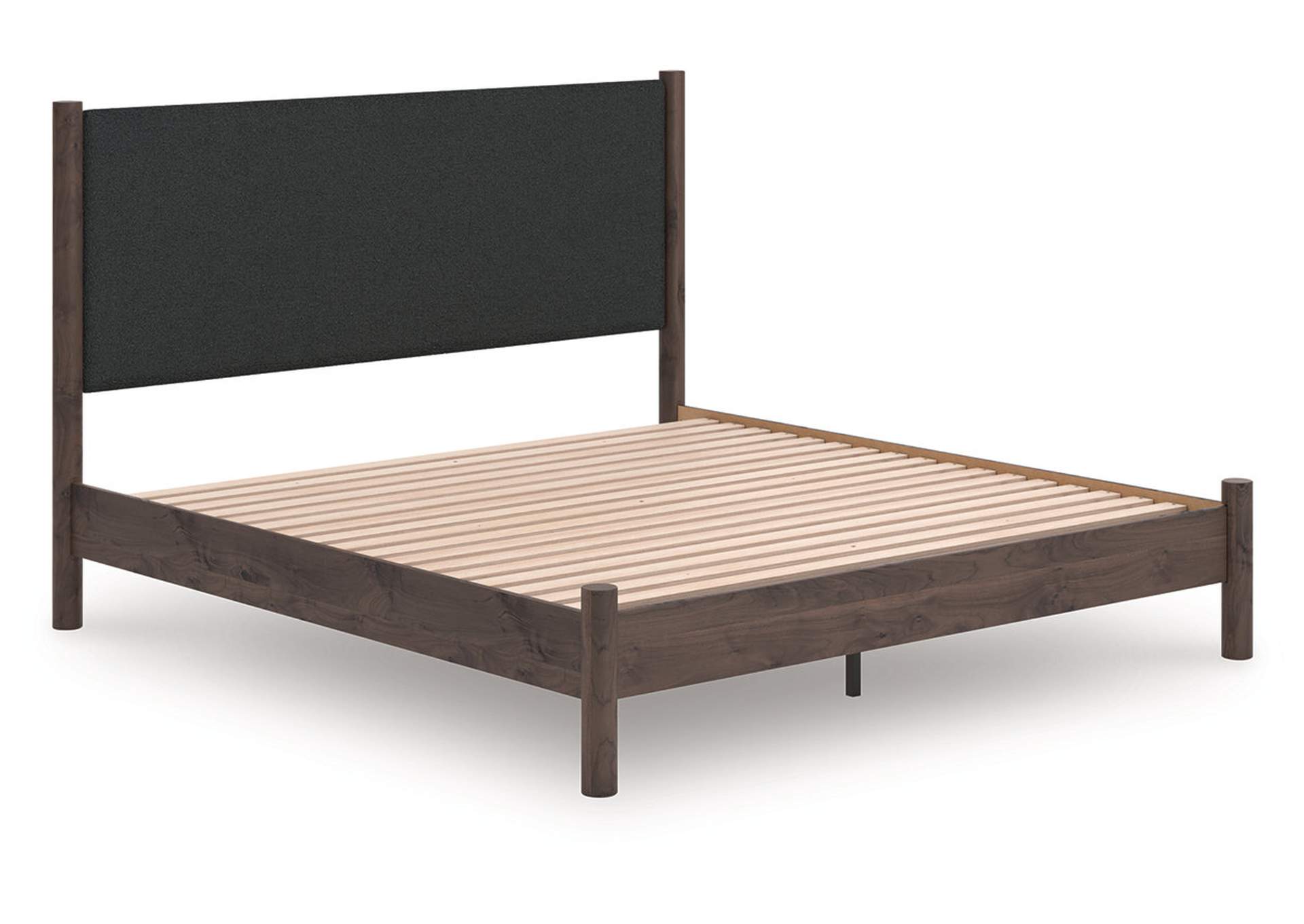 Pamytta King Upholstered Panel Platform Bed image 2