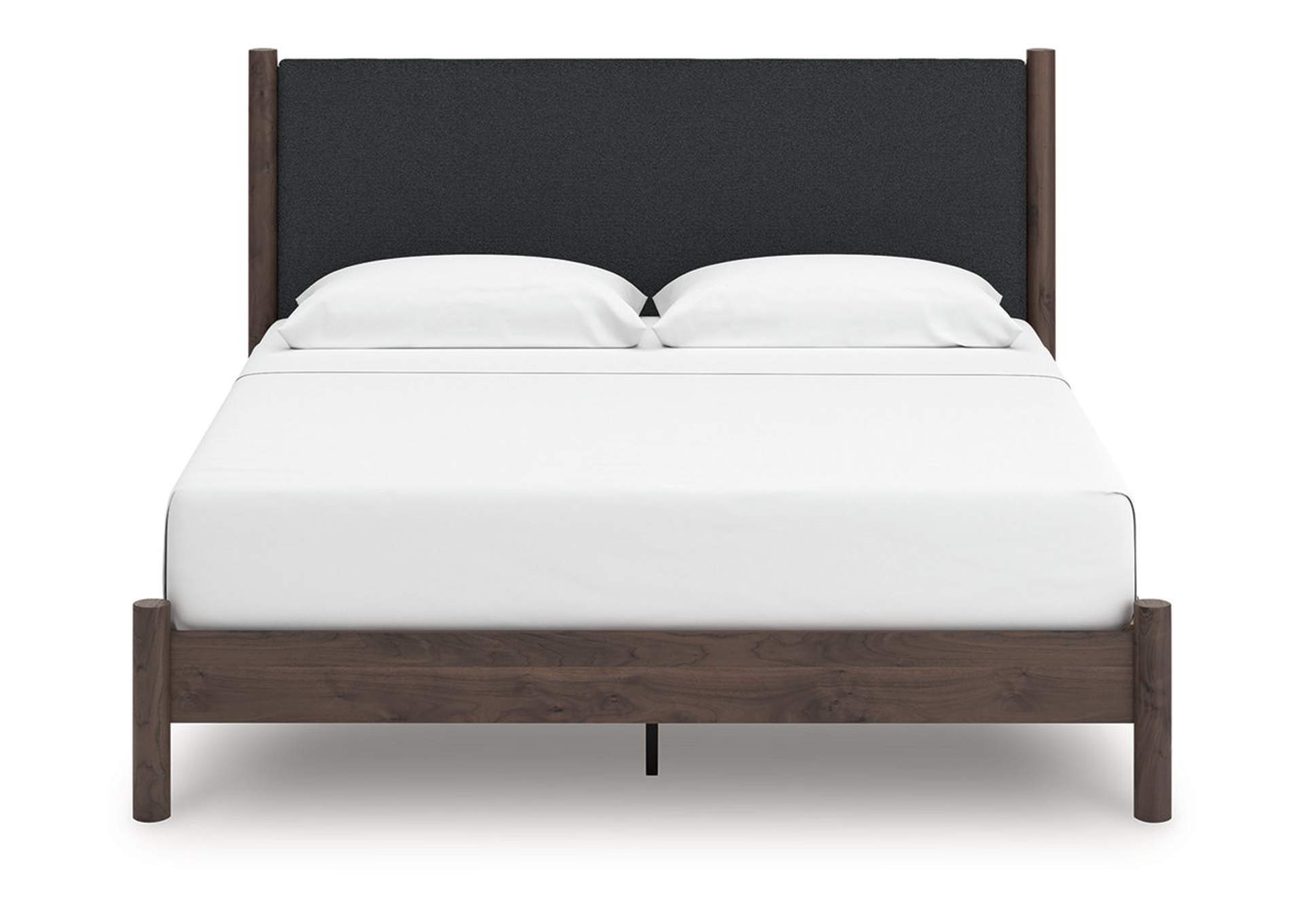 Pamytta King Upholstered Panel Platform Bed image 3