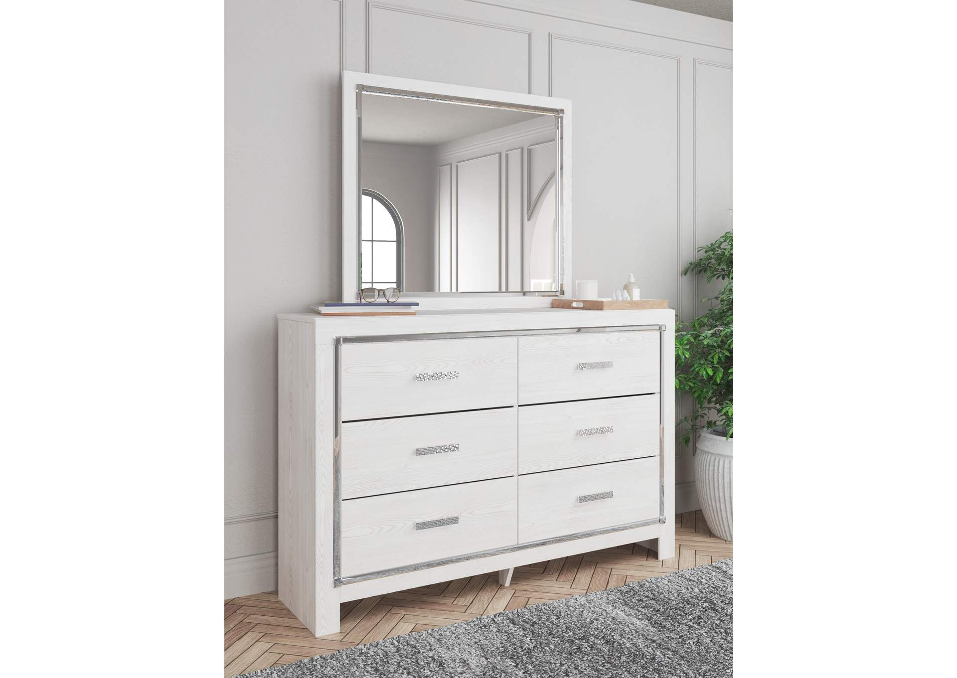 Altyra Twin Panel Bed, Dresser and Mirror image 10