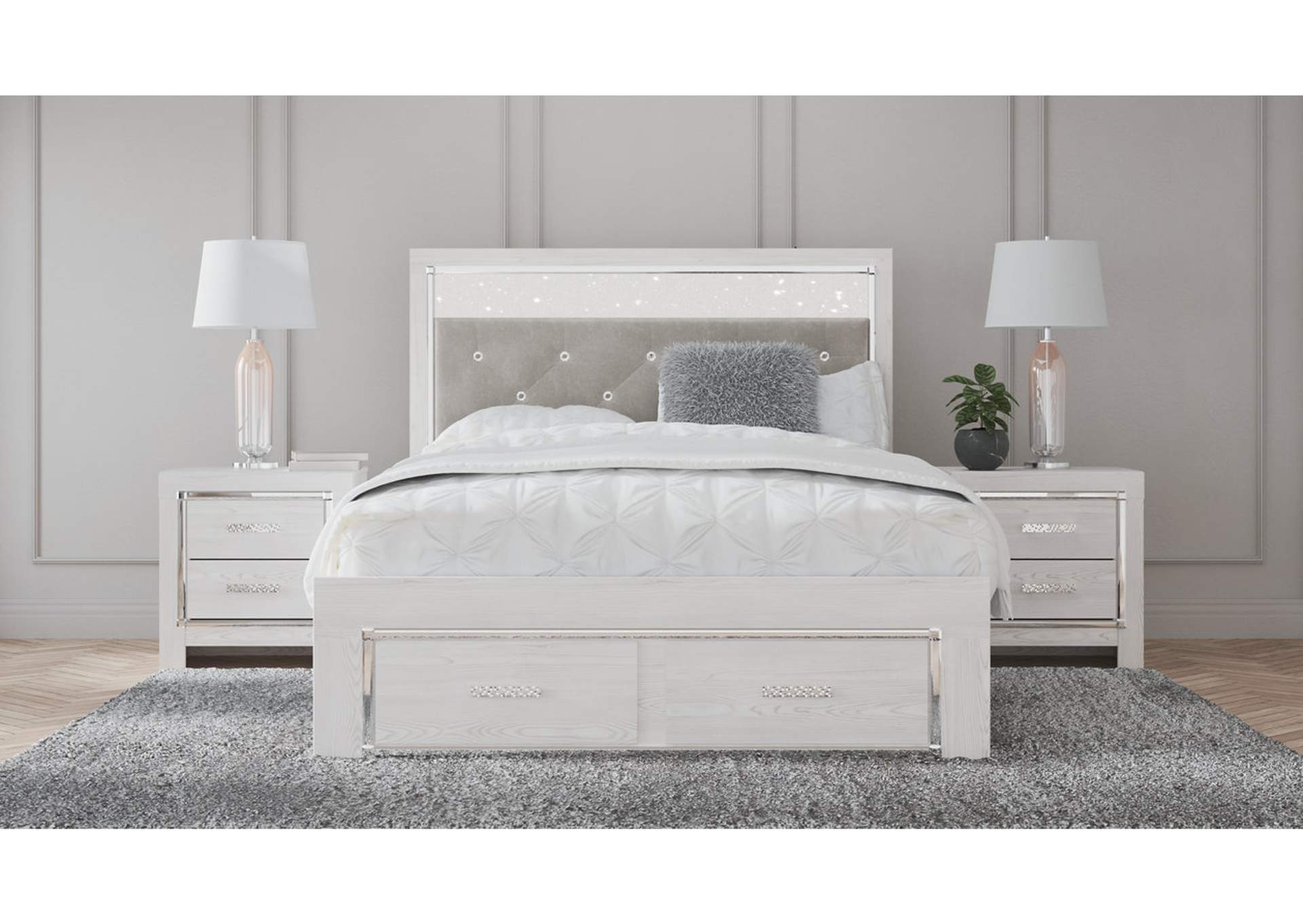 Altyra King Upholstered Storage Bed image 18
