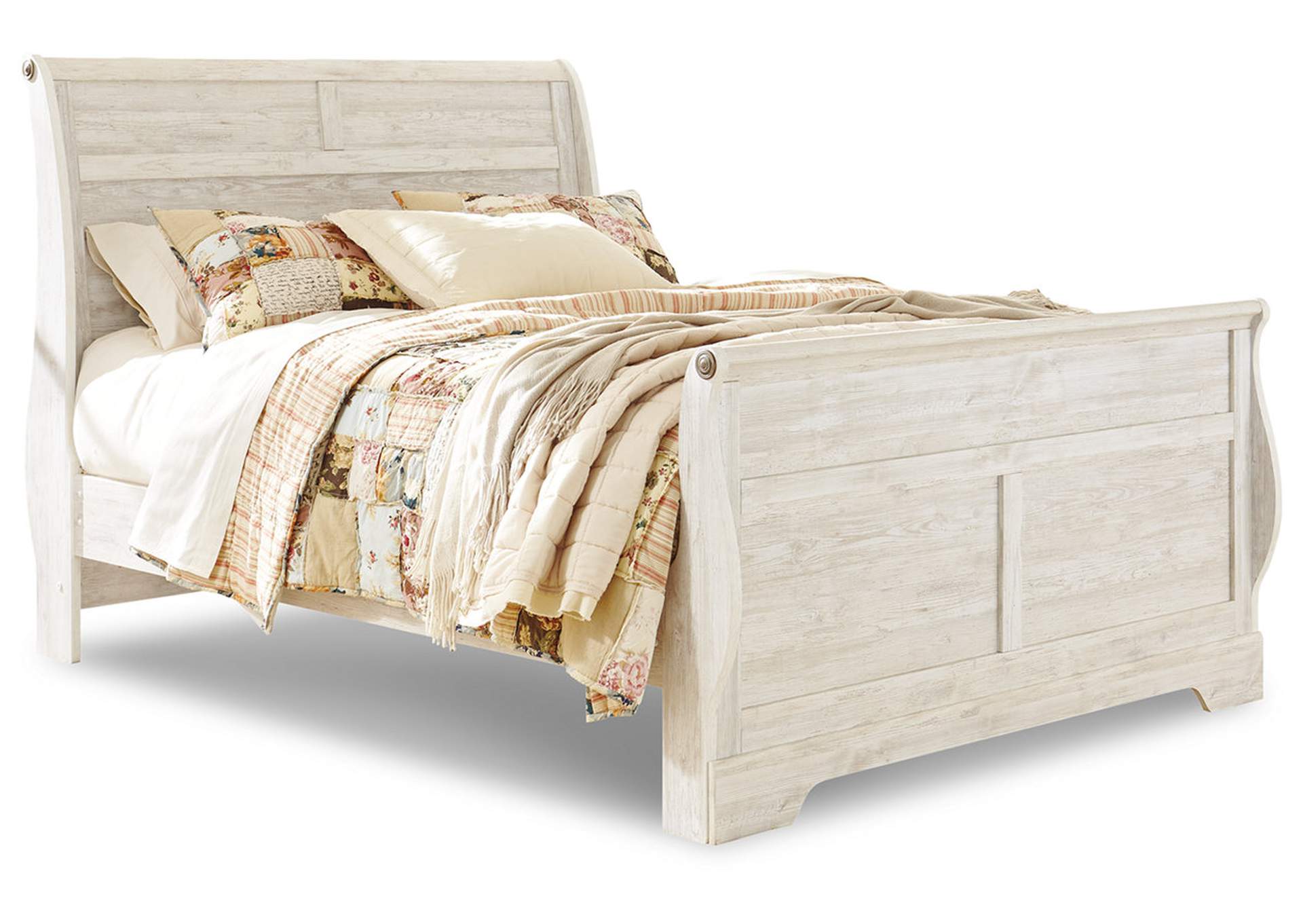 Willowton Queen Sleigh Bed